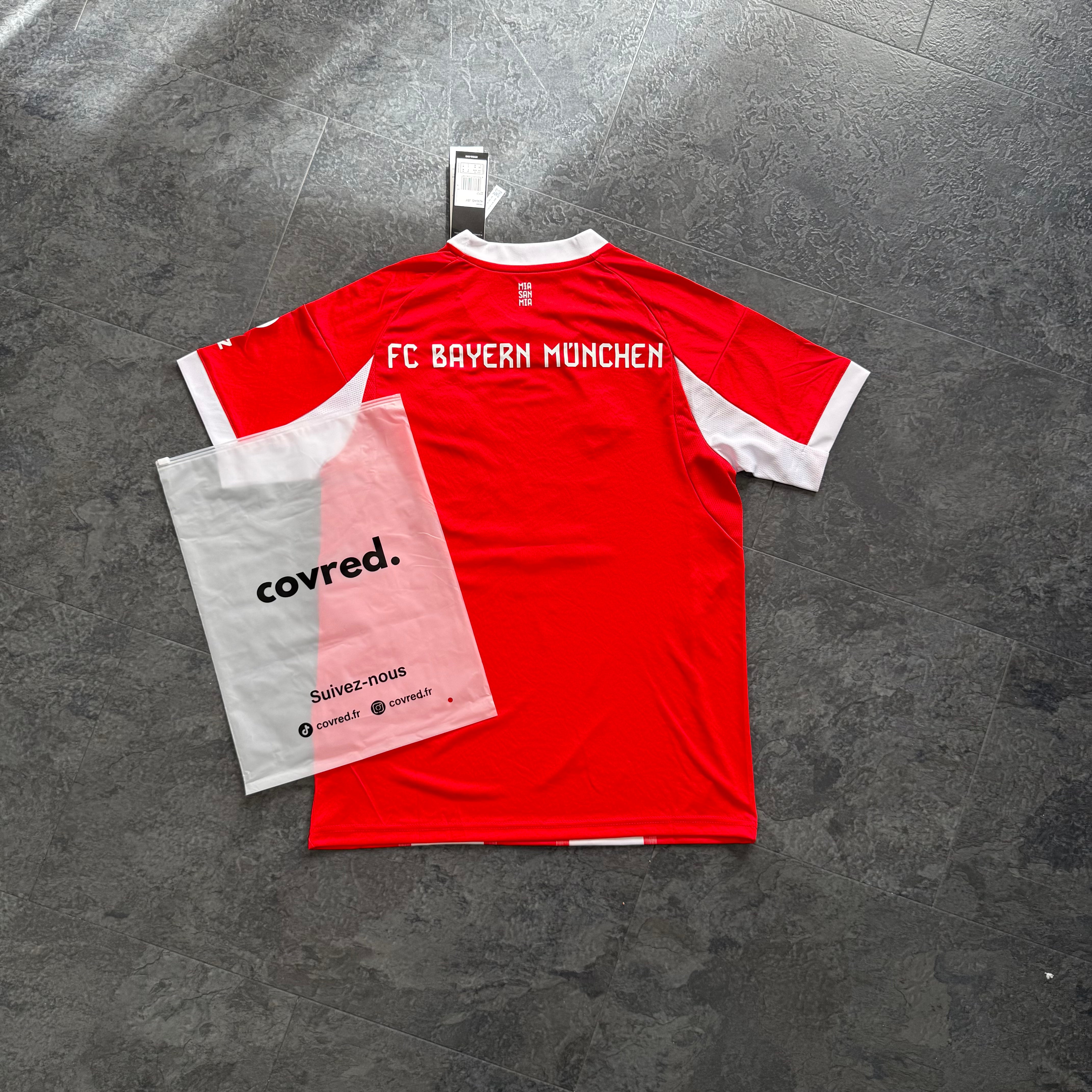 Bayern Munich – Maillot Domicile 2025/26 – Rouge - Covred