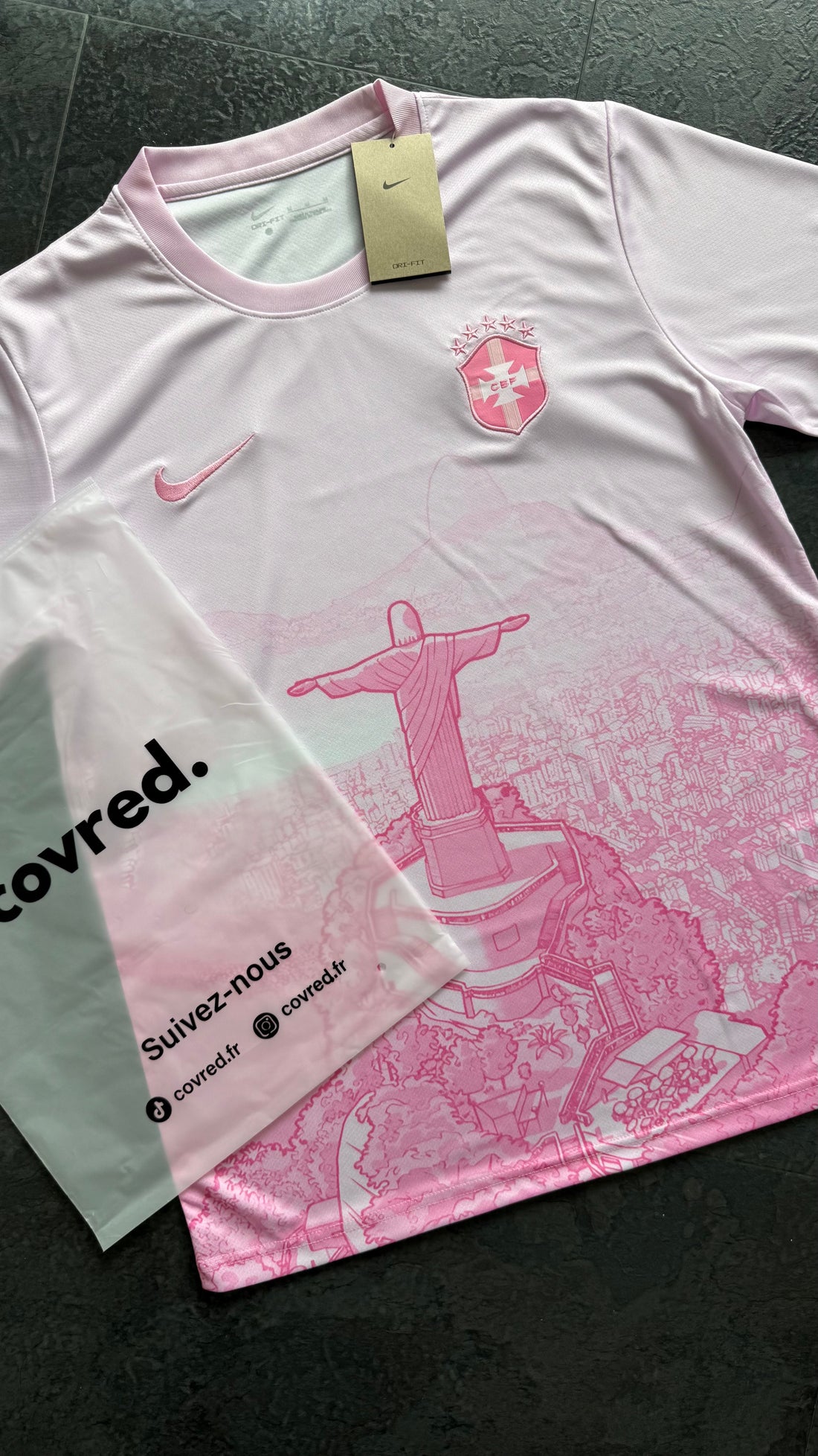 Brésil – Maillot Concept 25/26 – Rose - Covred
