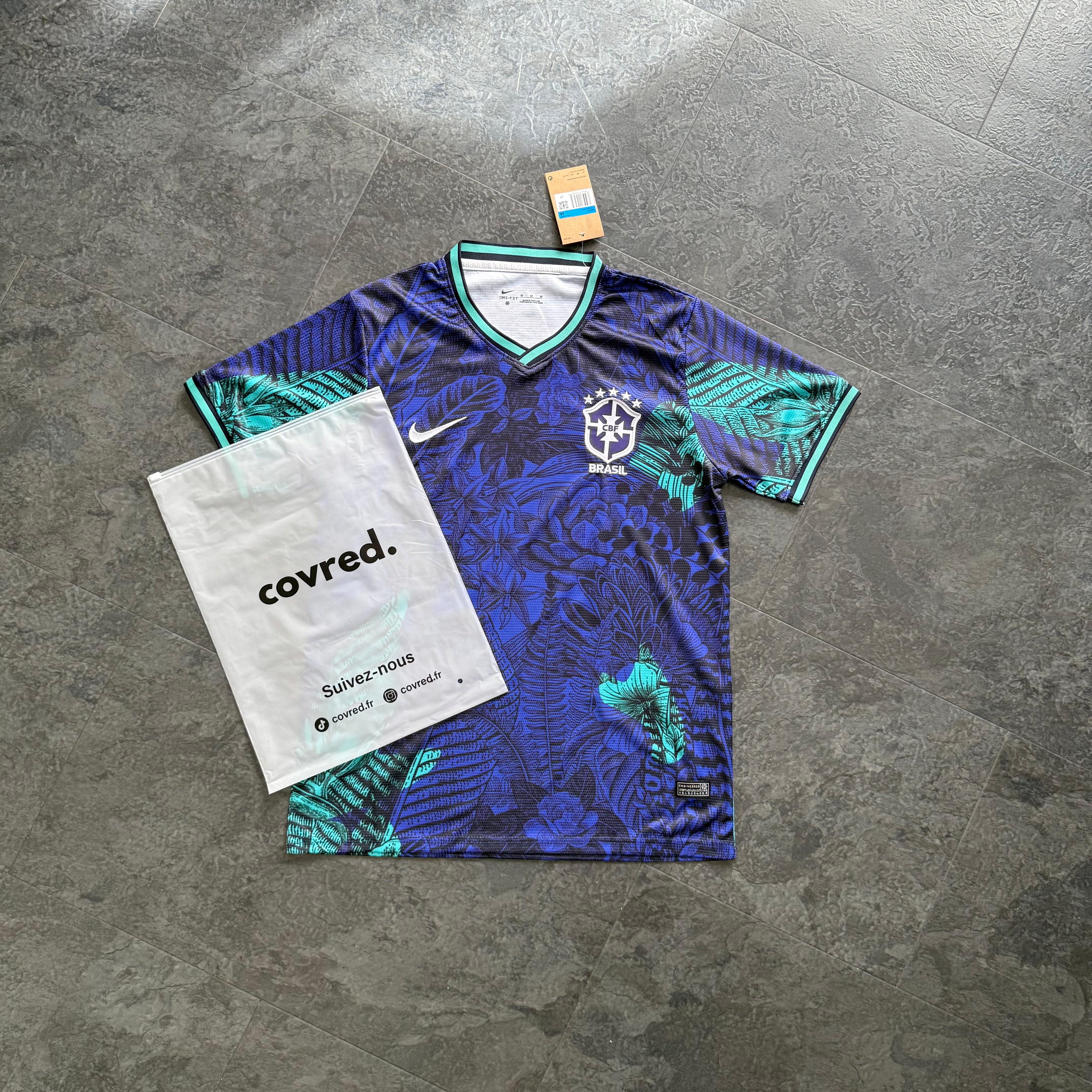 Brésil – Maillot Concept 2026 – Bleu, Tropicale - Covred