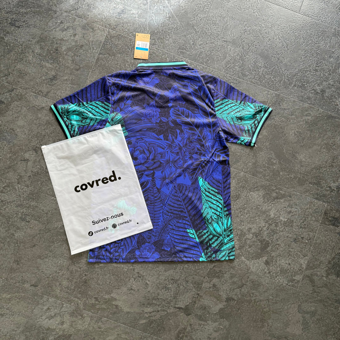 Brésil – Maillot Concept 2026 – Bleu, Tropicale