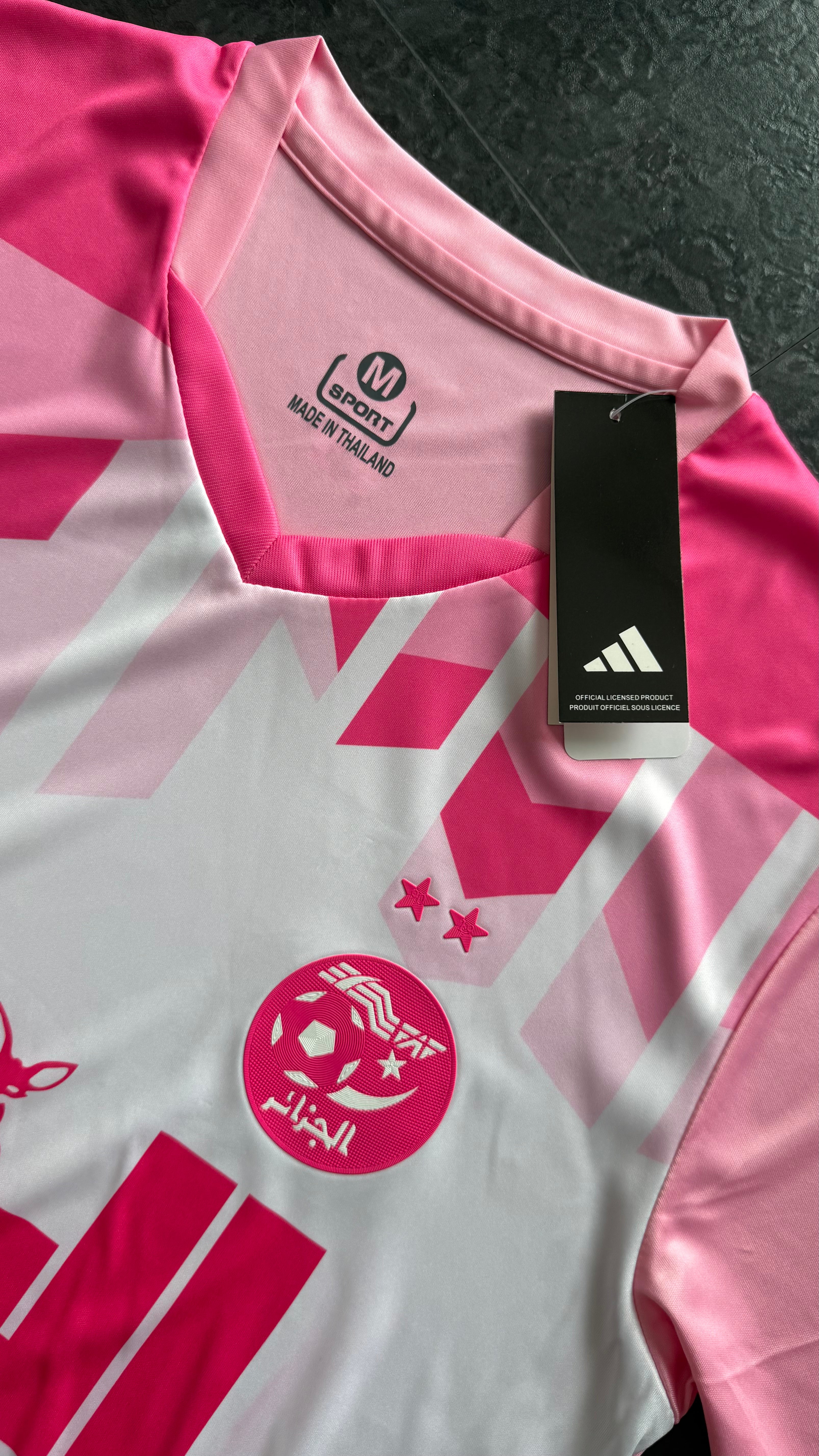 Algérie – Maillot Concept 2026 – Rose, Blanc - Covred