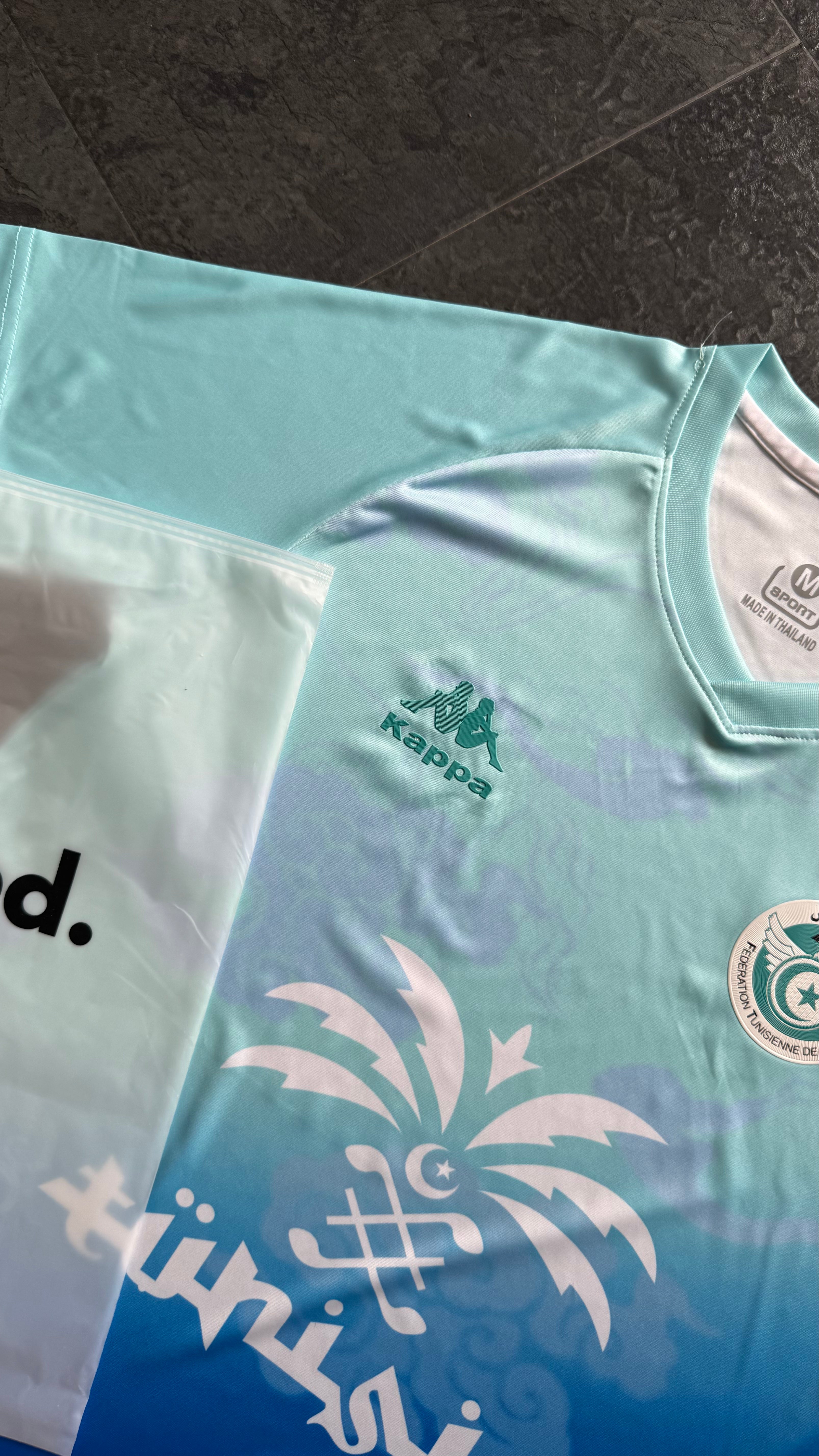 Tunisie – Maillot Concept 2025/26 – Bleu dégradé - Covred