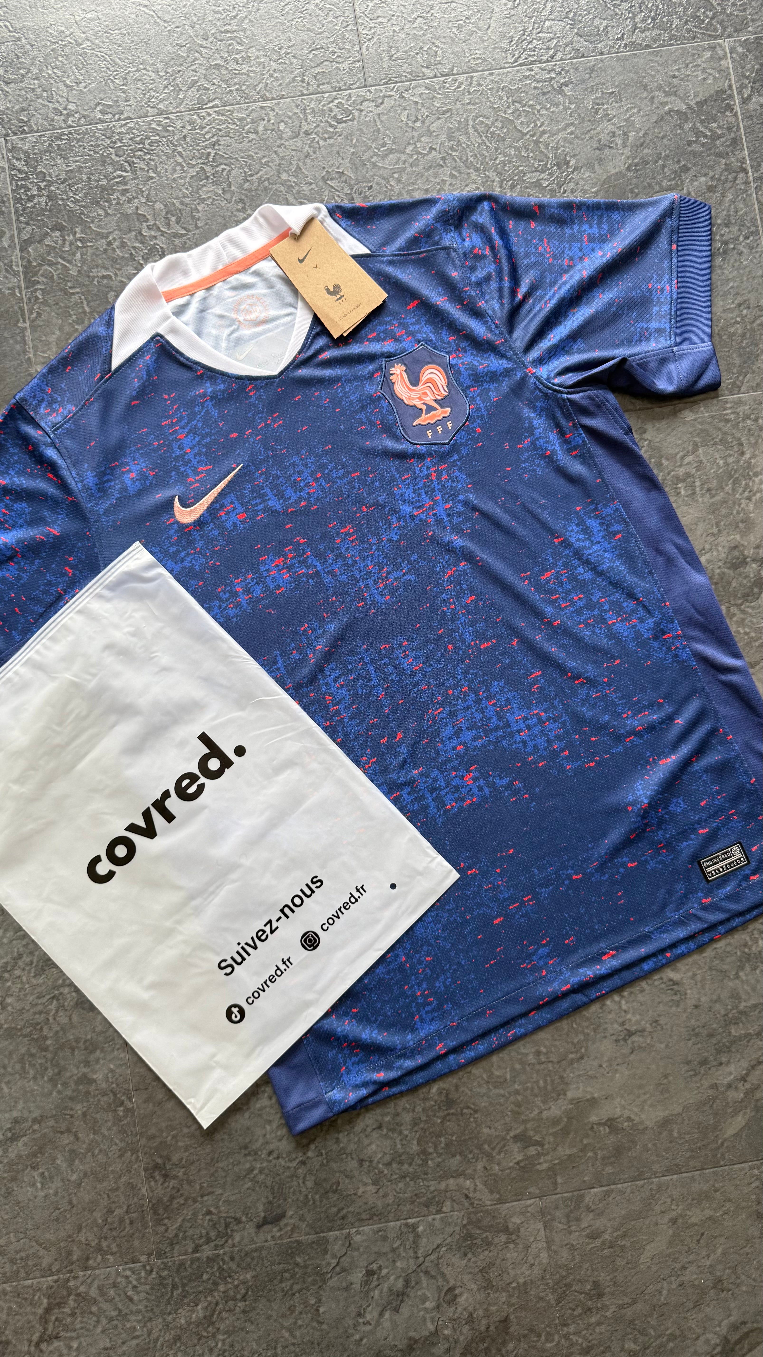 France Féminine – Maillot Domicile 2025/26 – Bleu marine - Covred