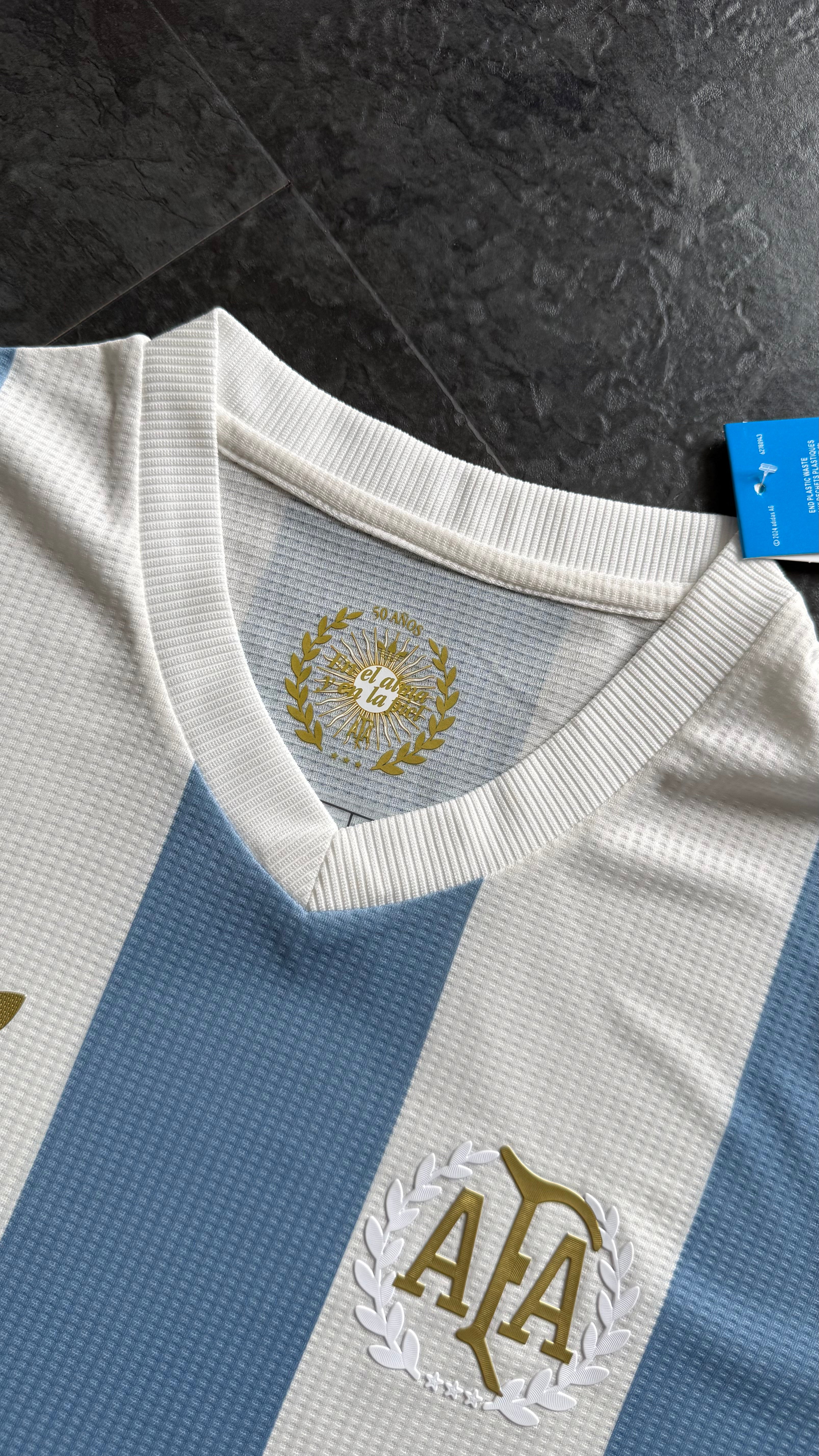 Argentine – Maillot Retro 50ème Anniversaire – Bleu ciel - Covred