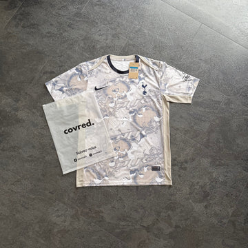 Tottenham – Maillot Pré-Match 2025/26 – Blanc, Beige - Covred