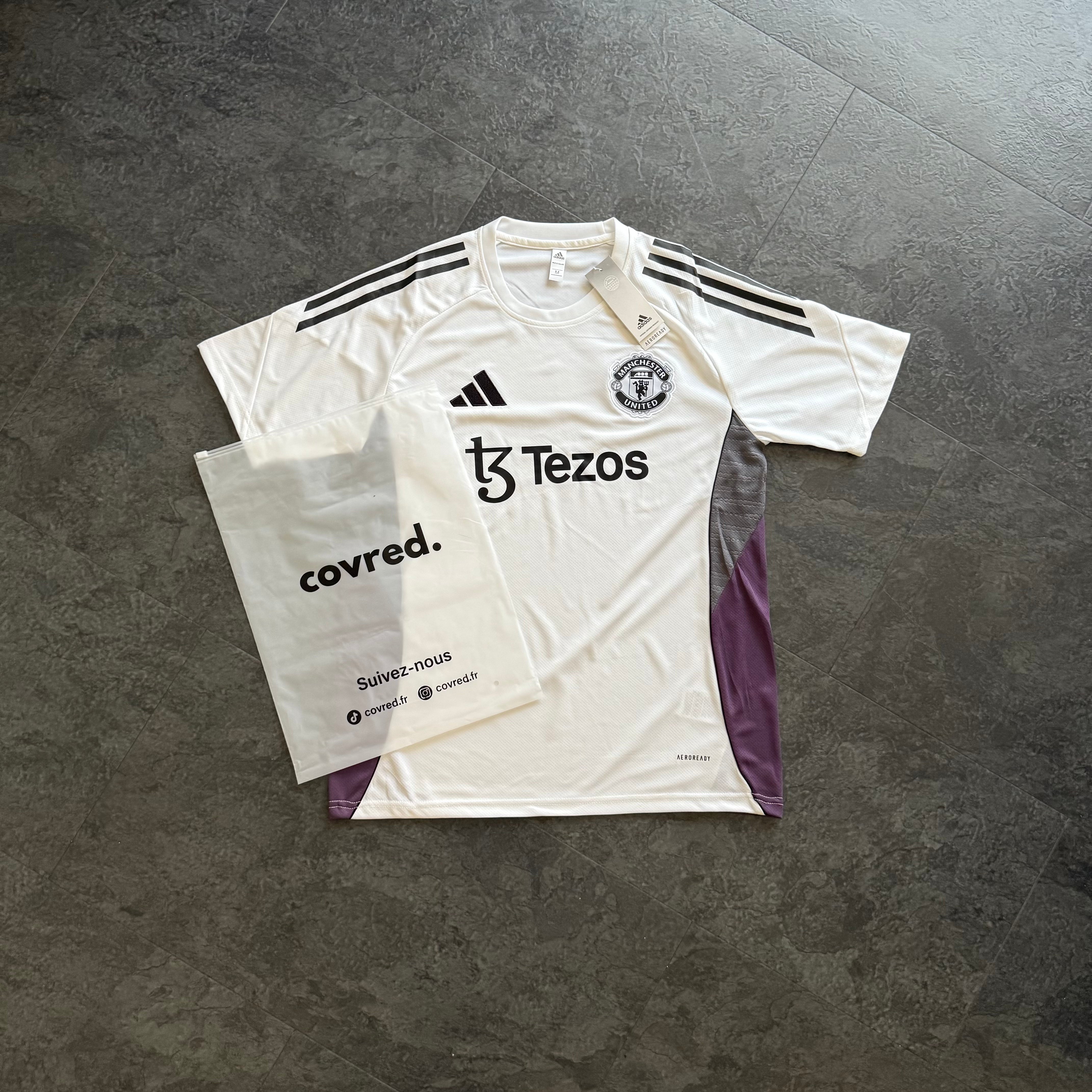 Manchester United – Maillot d’Entraînement 2025/26 – Blanc - Covred