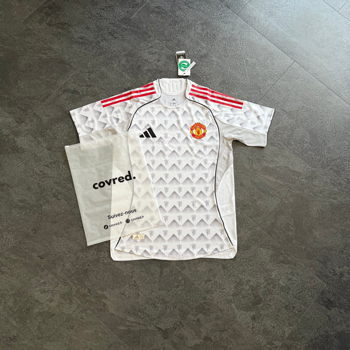 Manchester United – Maillot Édition Spéciale 2025/26 – Blanc, Rouge - Covred
