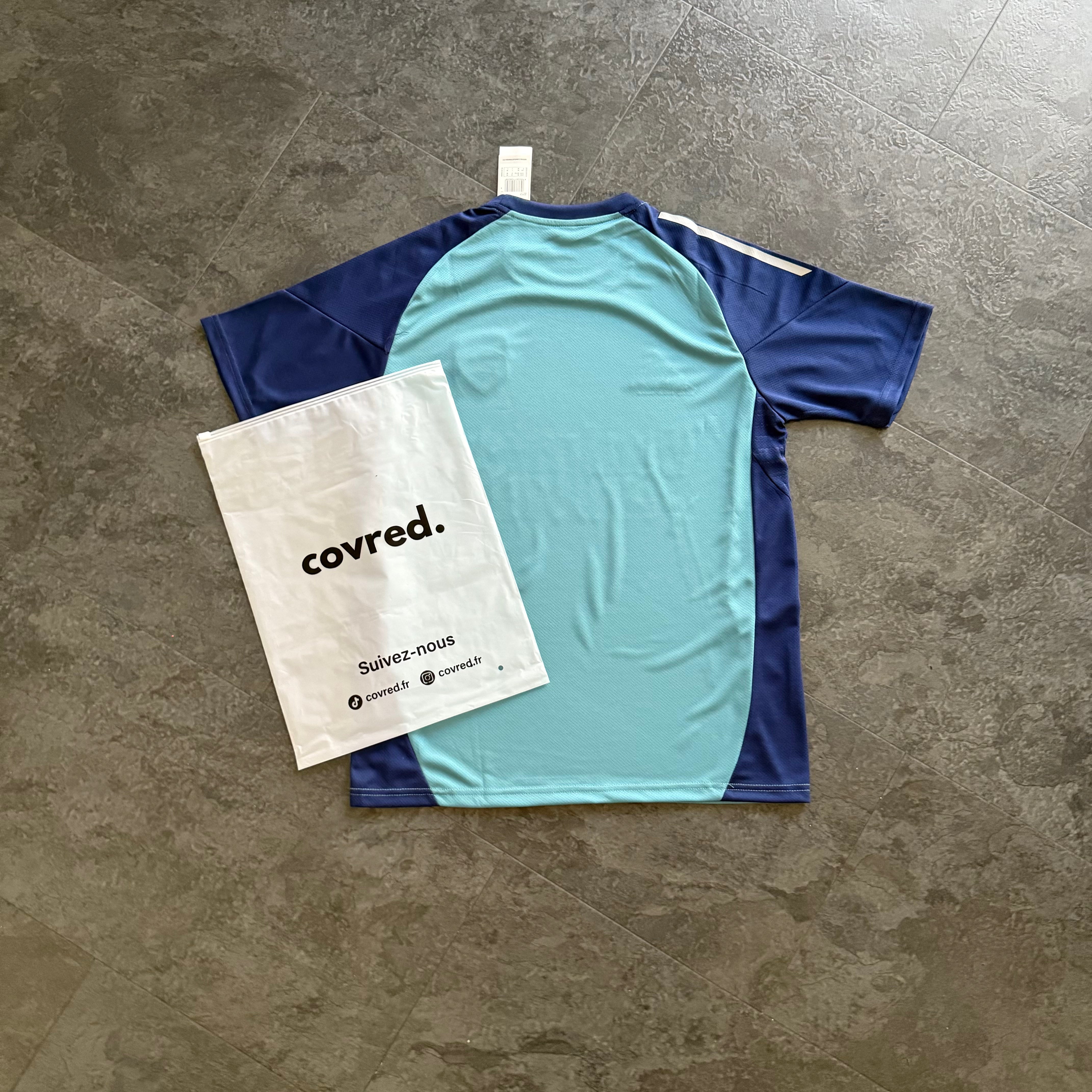 Arsenal – Maillot d’Entraînement 2025/26 – Bleu marine, turquoise - Covred