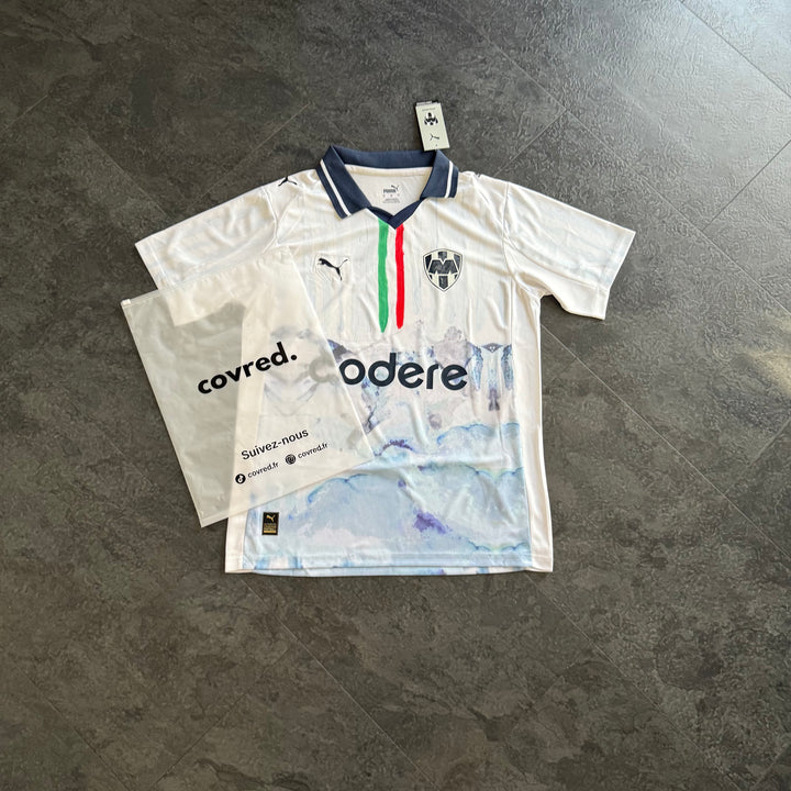 C.F. Monterrey – Maillot Extérieur 2025/26 – Blanc - Covred