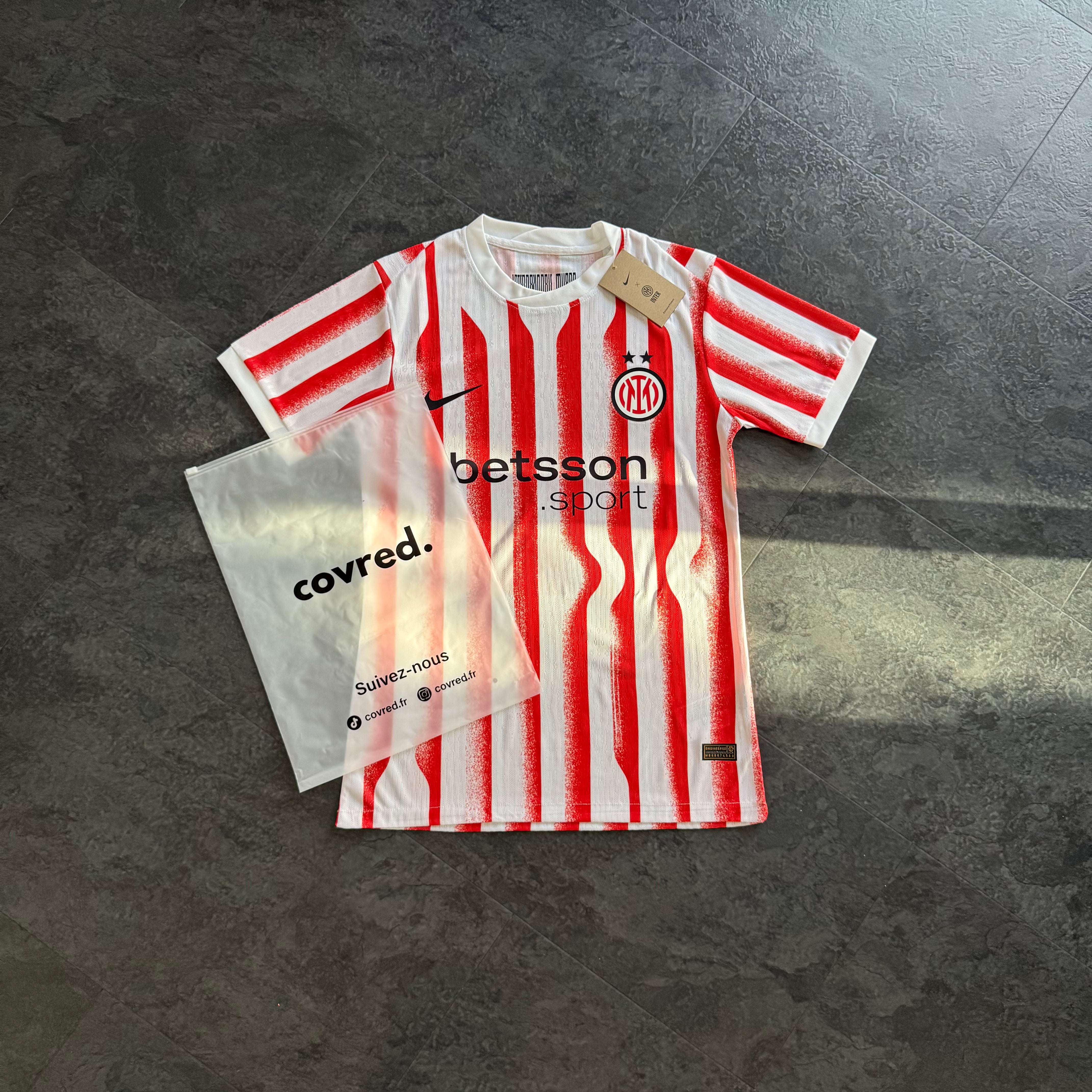 Inter Milan – Maillot Concept 2025/26 – Blanc, Rouge - Covred
