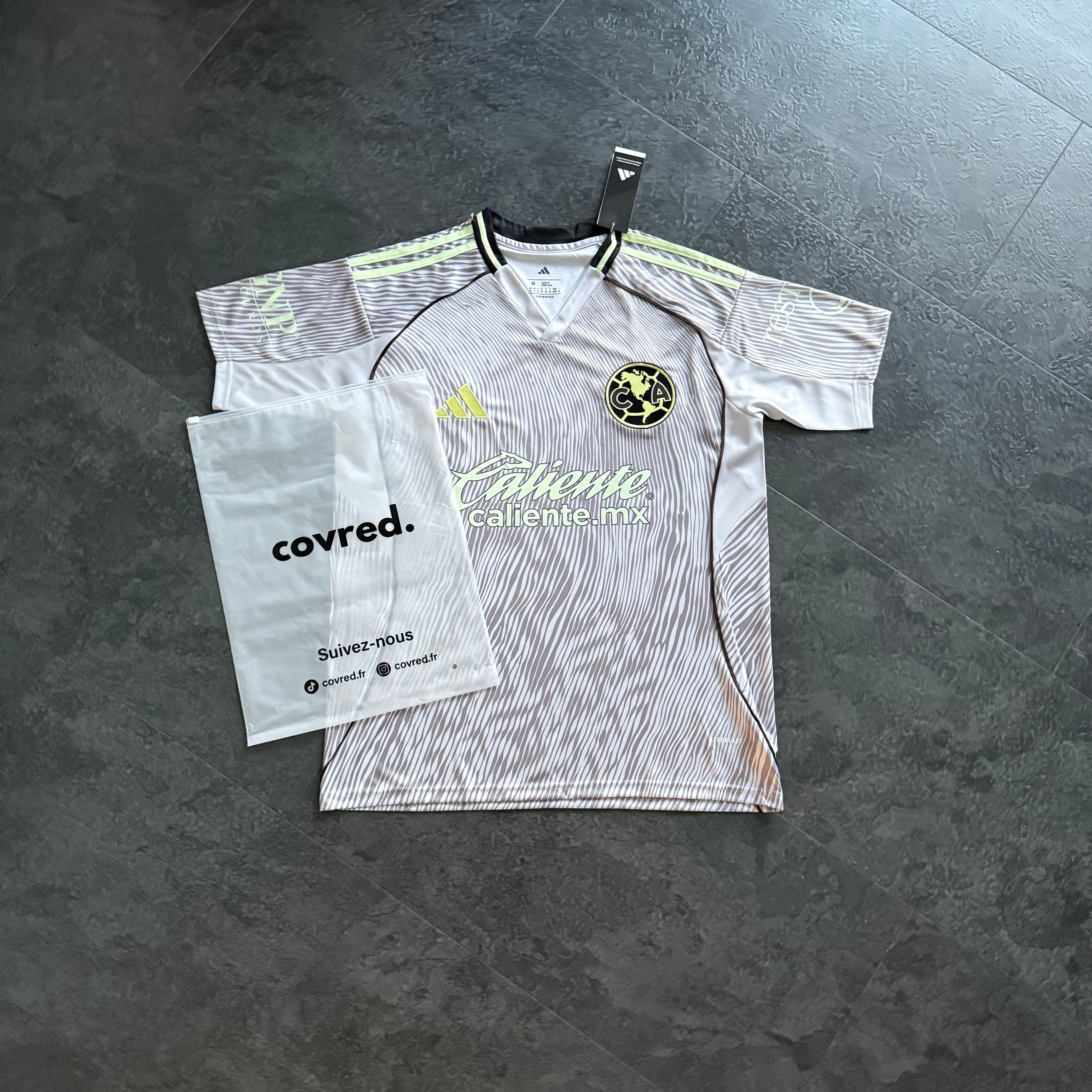 Club América – Maillot Third 2025/26 – Gris, Jaune - Covred