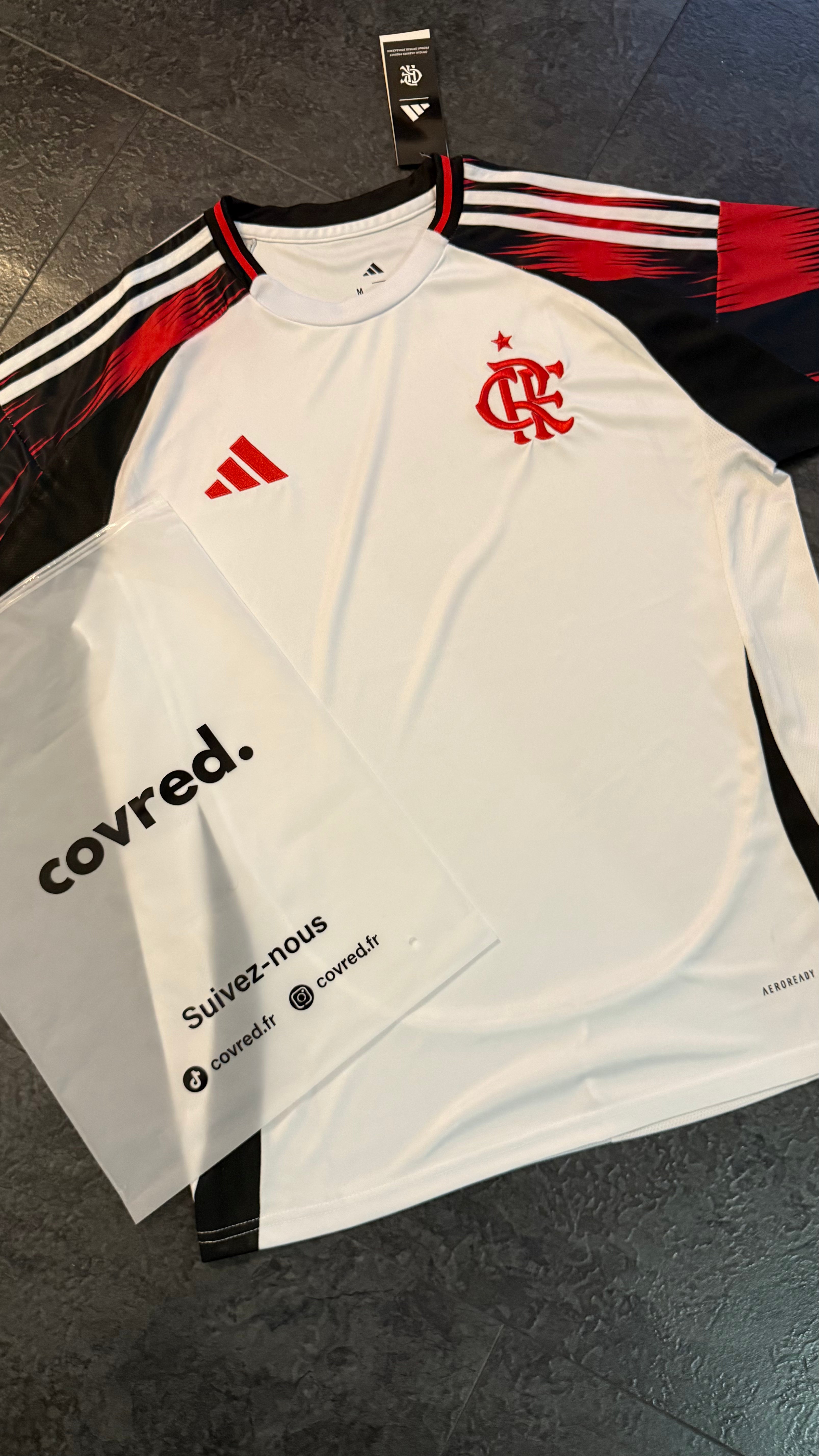 Flamengo – Maillot Extérieur 2025/2026 – Blanc - Covred