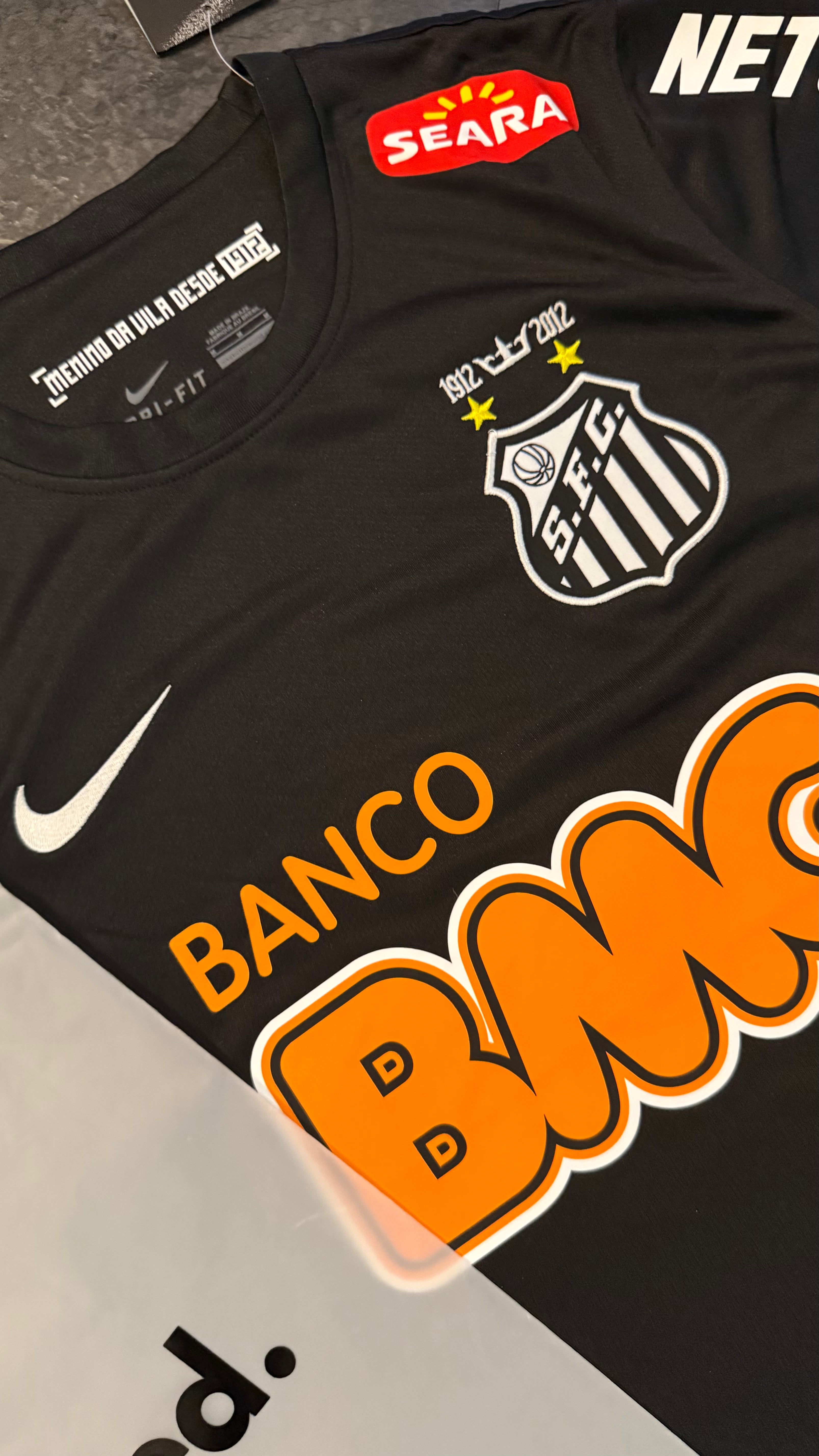 Santos FC – Maillot Extérieur 2012 – Noir - Covred