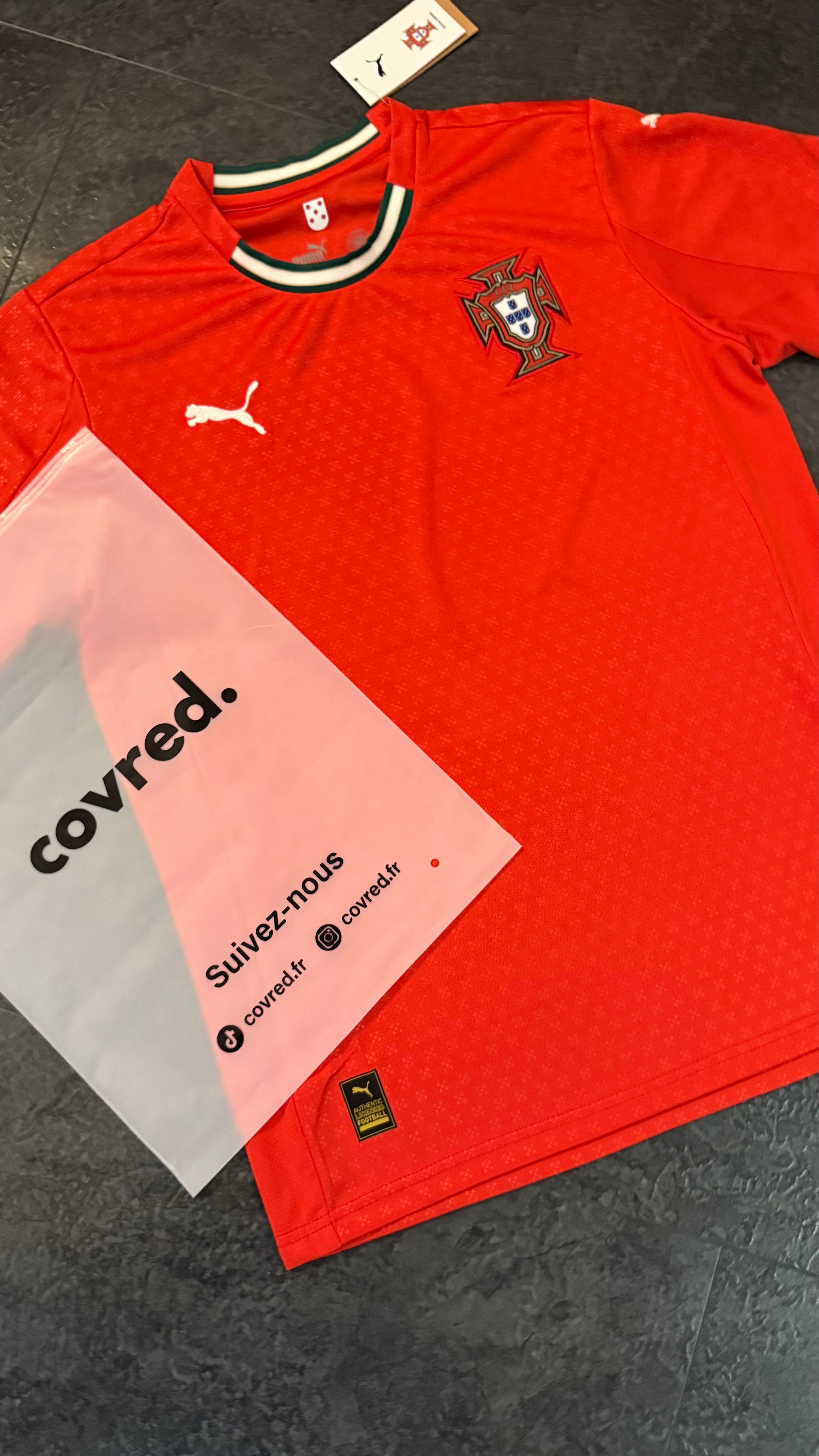 Portugal - Maillot Domicile 25/26 - Rouge - Covred