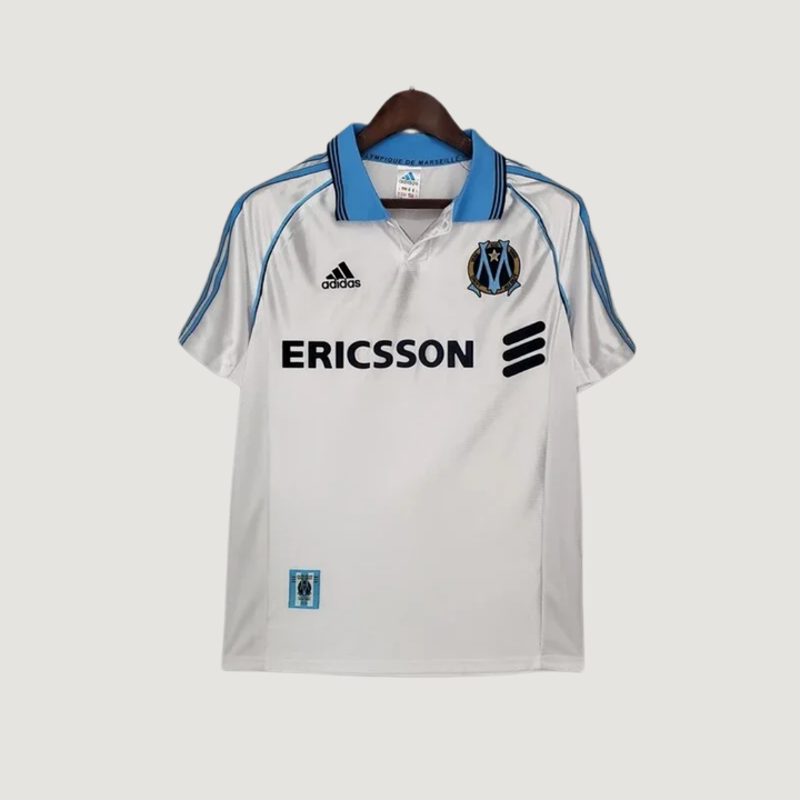 Olympique de Marseille – Maillot Rétro 1998/99 – Blanc Bleu - Covred