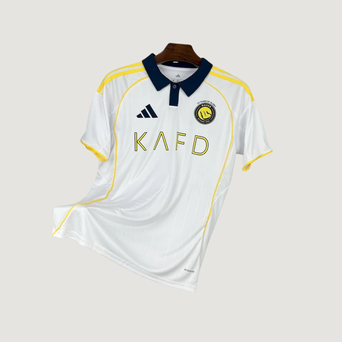 Al Nassr – Maillot Third 2025/26 – Blanc, Jaune - Covred