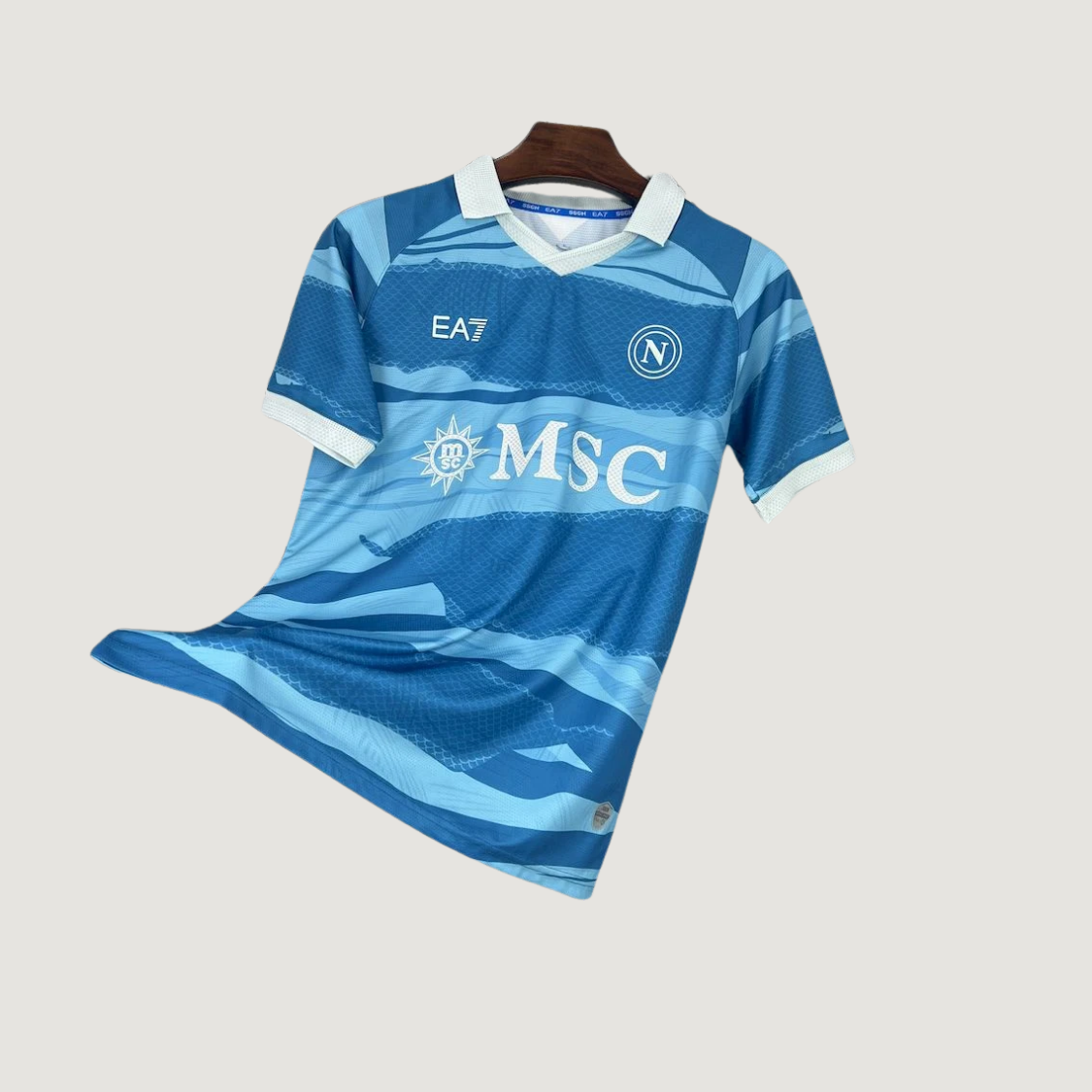 SSC Napoli – Maillot Extérieur 2025/26 – Bleu Ciel, Blanc - Covred
