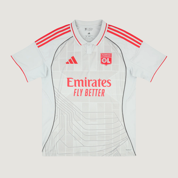 Olympique Lyonnais – Maillot Third 2025/26 – Gris, Rouge - Covred