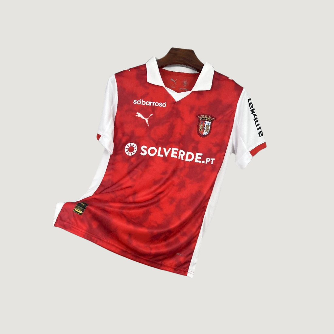 SC Braga – Maillot Domicile 2025/26 – Rouge, Blanc - Covred