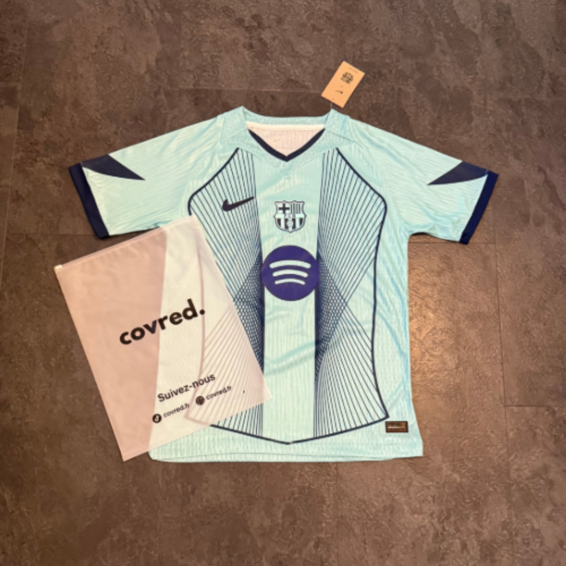 FC Barcelone – Maillot Spécial 2025/26 – Bleu Lac, Bleu Nuit - Covred