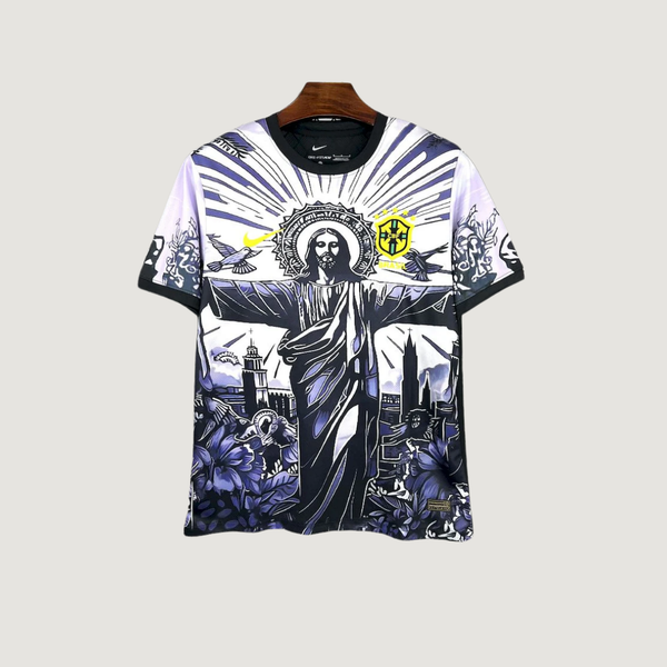 Brésil – Maillot Concept 2025/26 – Blanc, Noir - Covred
