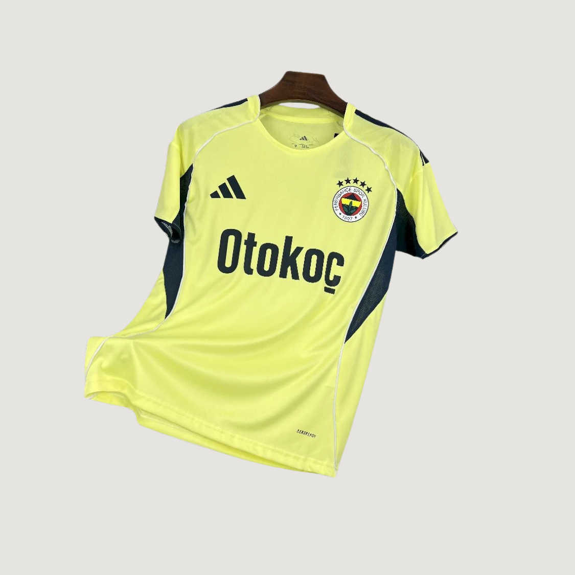 Fenerbahçe – Maillot Extérieur 2025/26 – Jaune Fluo, Bleu - Covred