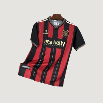 Bohemians Dublin – Maillot Domicile 2025/26 – Noir, Rouge - Covred