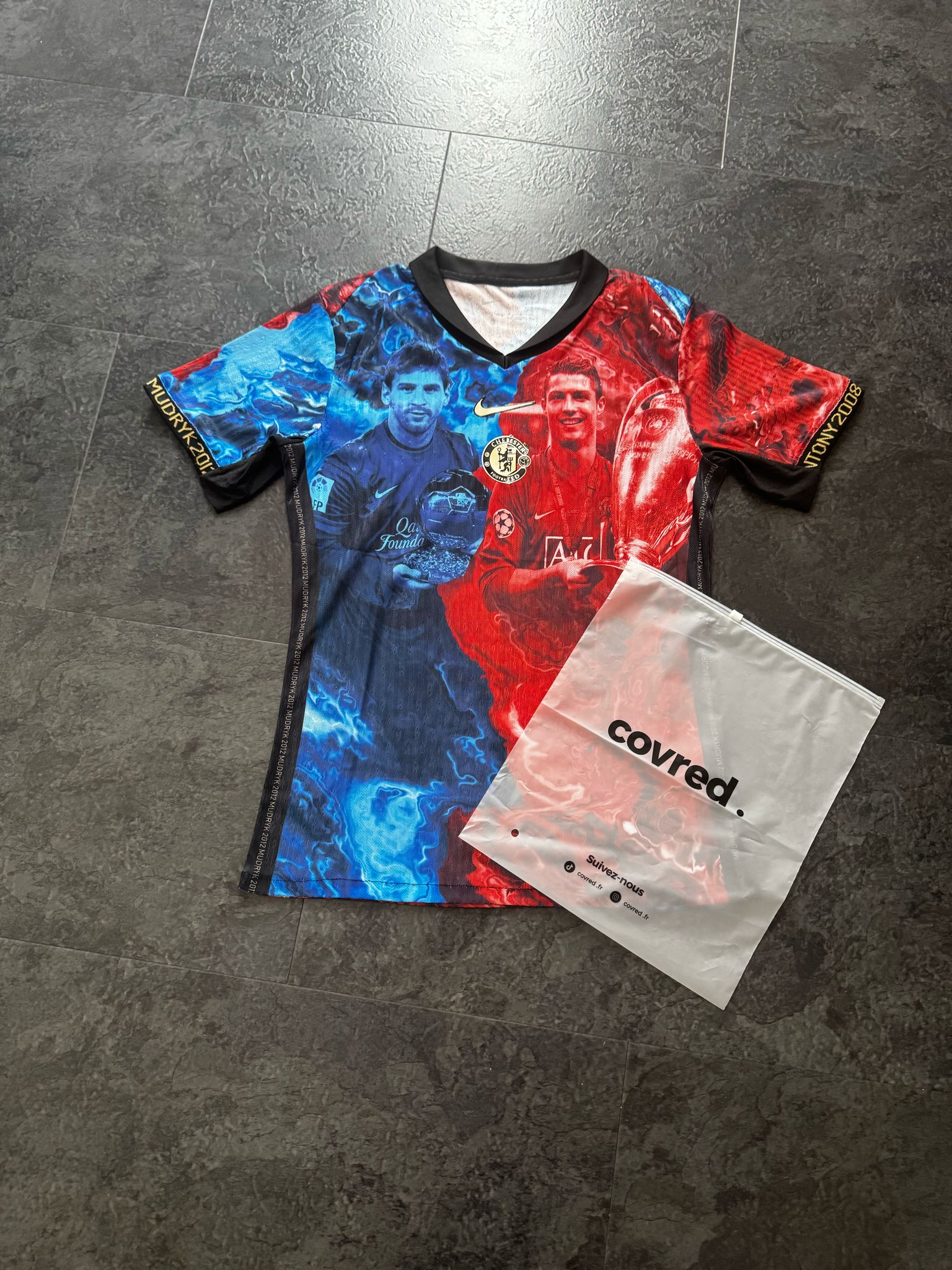 GOAT – Maillot Édition Spéciale – Bleu Rouge - Covred