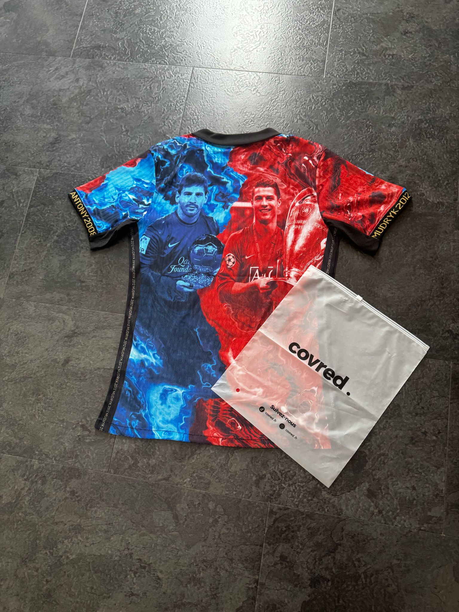 GOAT – Maillot Édition Spéciale – Bleu Rouge - Covred