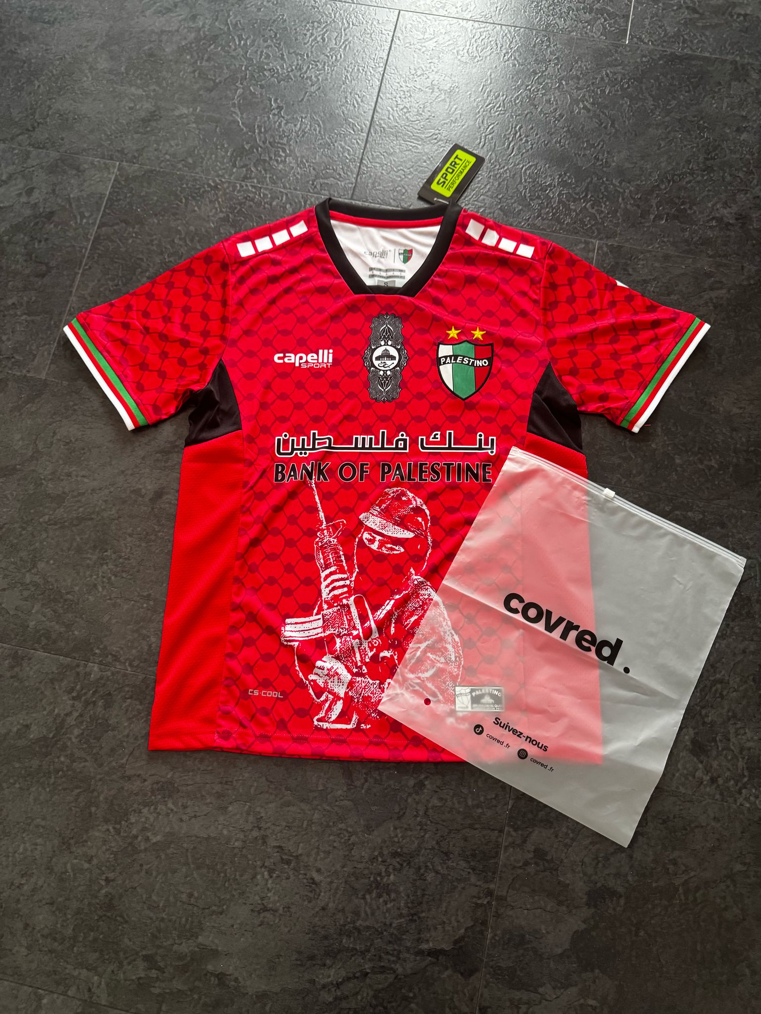 Palestino – Maillot Édition Spéciale 2024/25 – Rouge - Covred