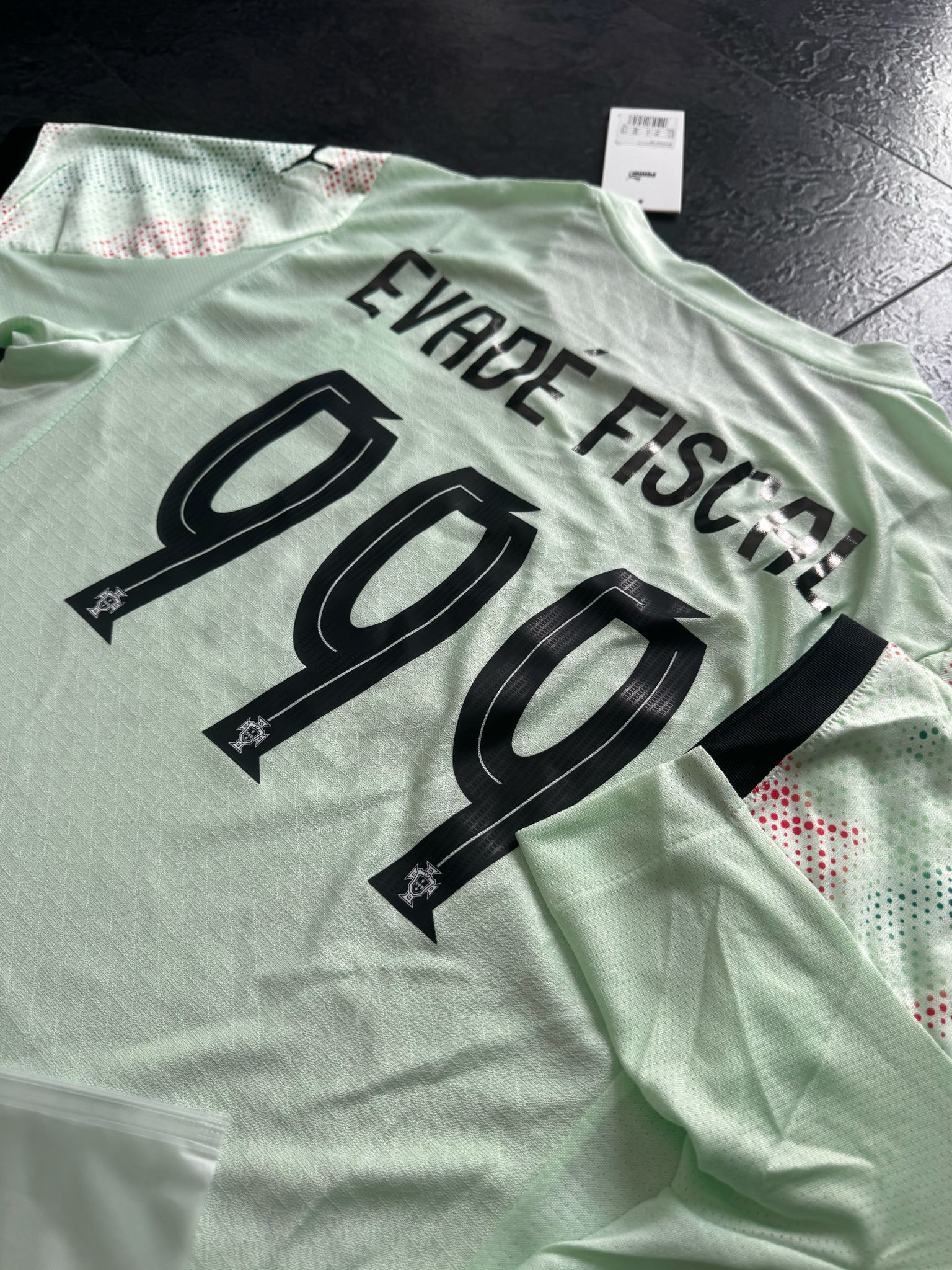 Portugal – Maillot Extérieur 2025  – Vert Menthe & Détails Noir - Covred