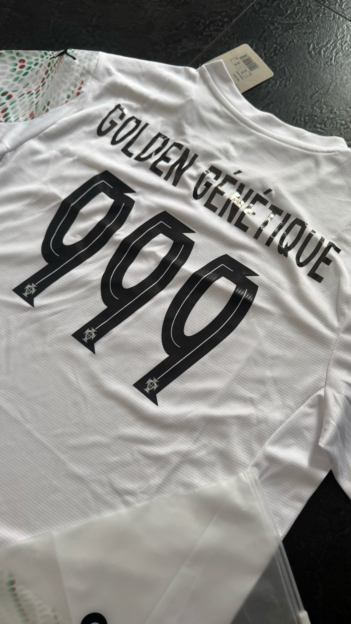 Portugal - Maillot Extérieur 2025 - Blanc,Vert et Noir - Covred