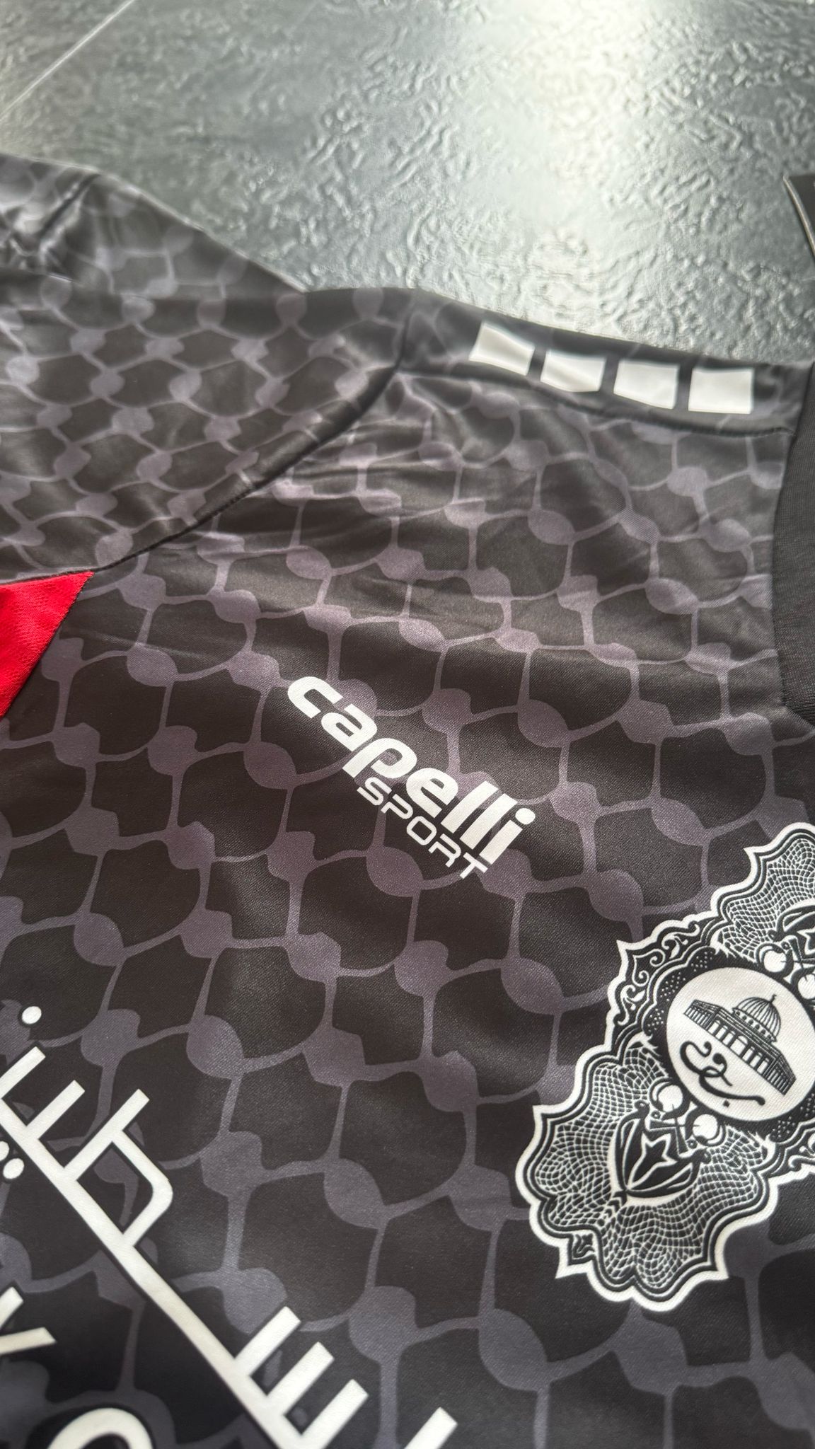 Palestino - Maillot Extérieur 24/25 - Noir - Covred
