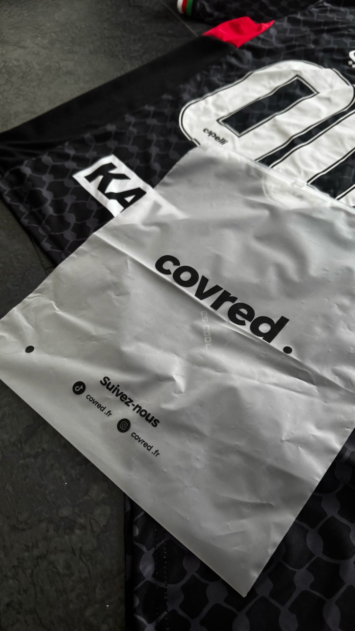 Palestino - Maillot Extérieur 24/25 - Noir - Covred