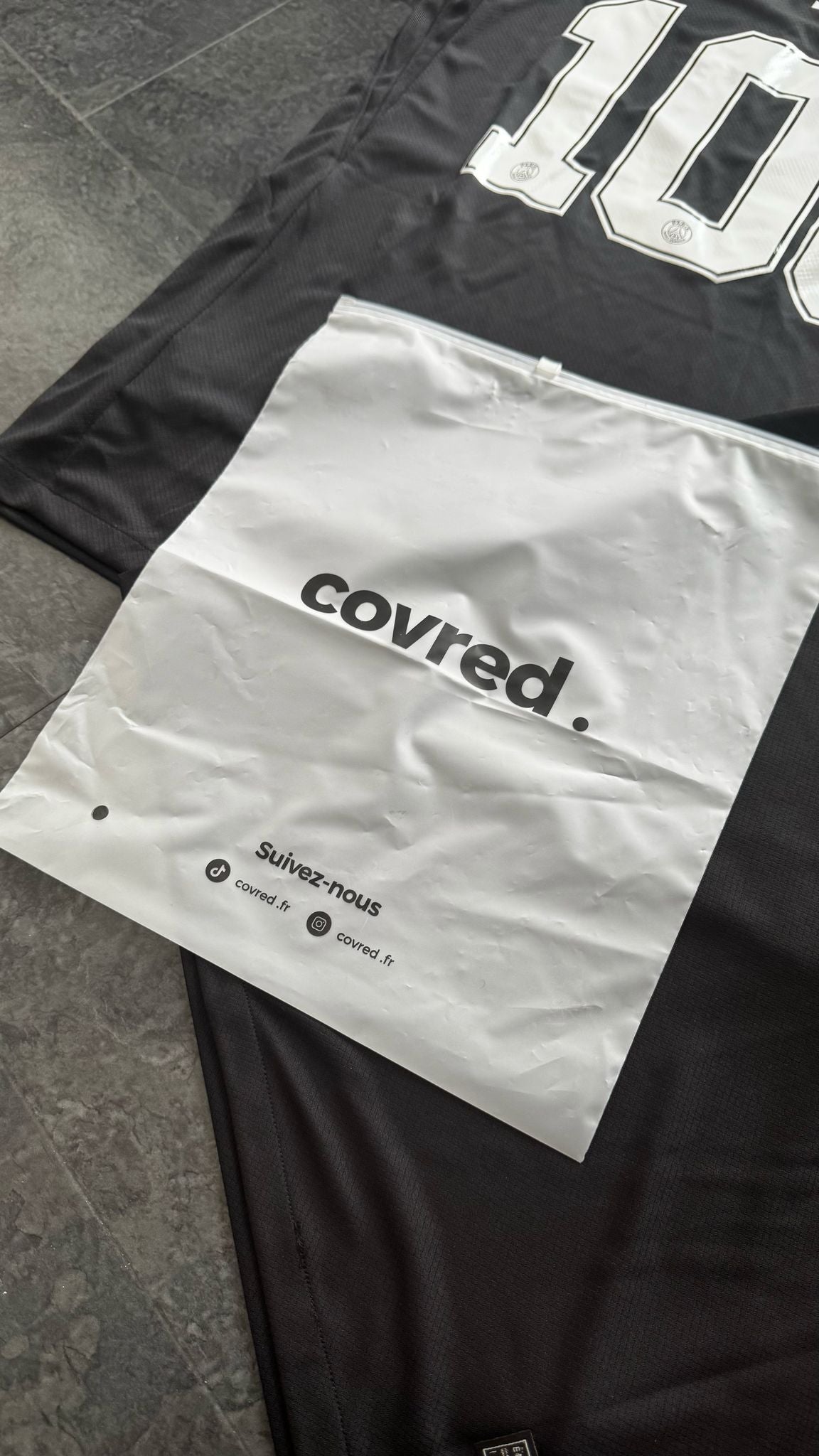 Paris Saint-Germain (PSG) - Maillot Concept 24/25 - Noire - Covred