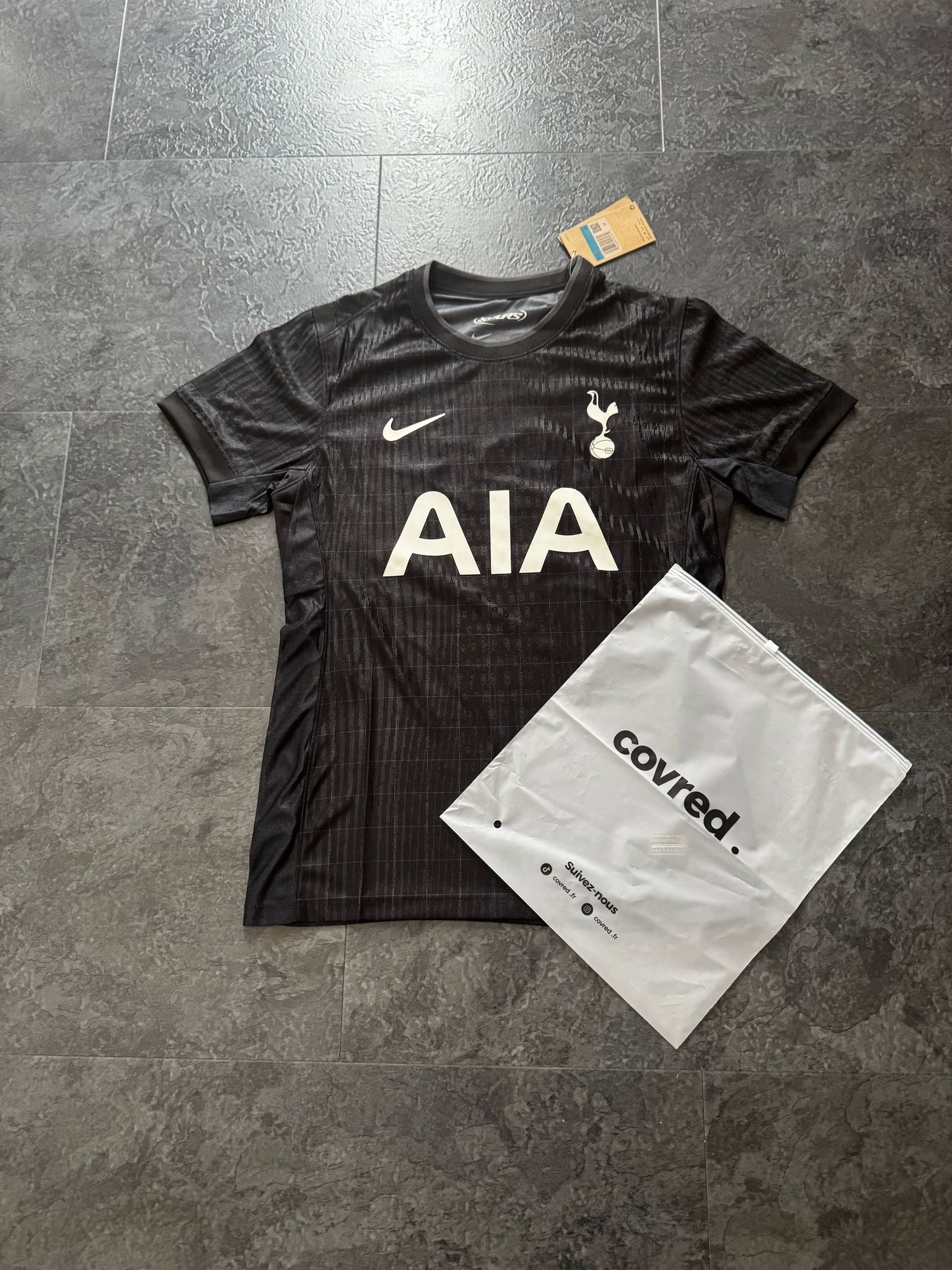 Tottenham – Maillot Extérieur 2025/2026 – Noir - Covred