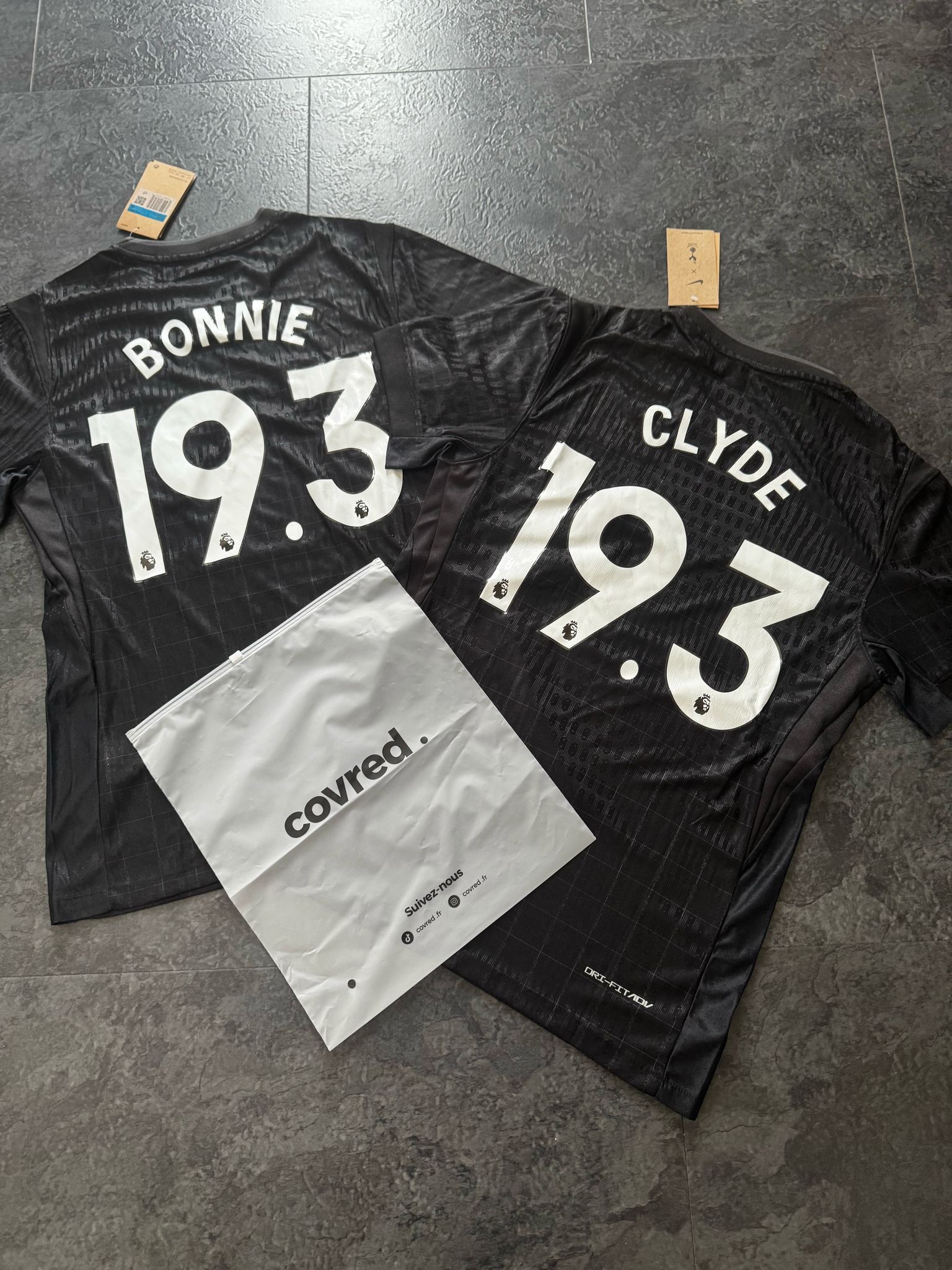 Tottenham – Maillot Extérieur 2025/2026 – Noir - Covred