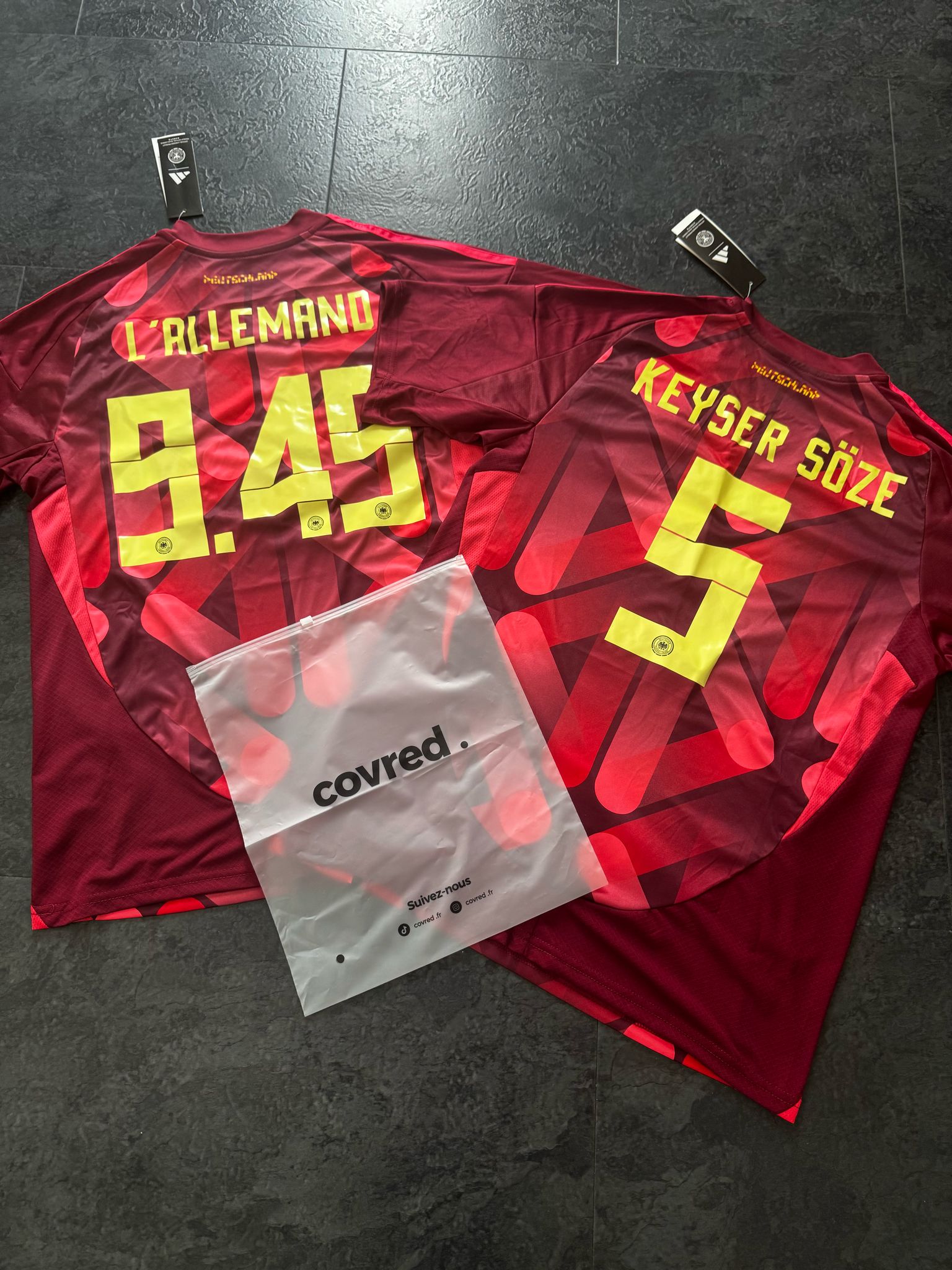 Allemagne – Maillot Extérieur 2025 (Équipe féminine) – Bordeaux - Covred
