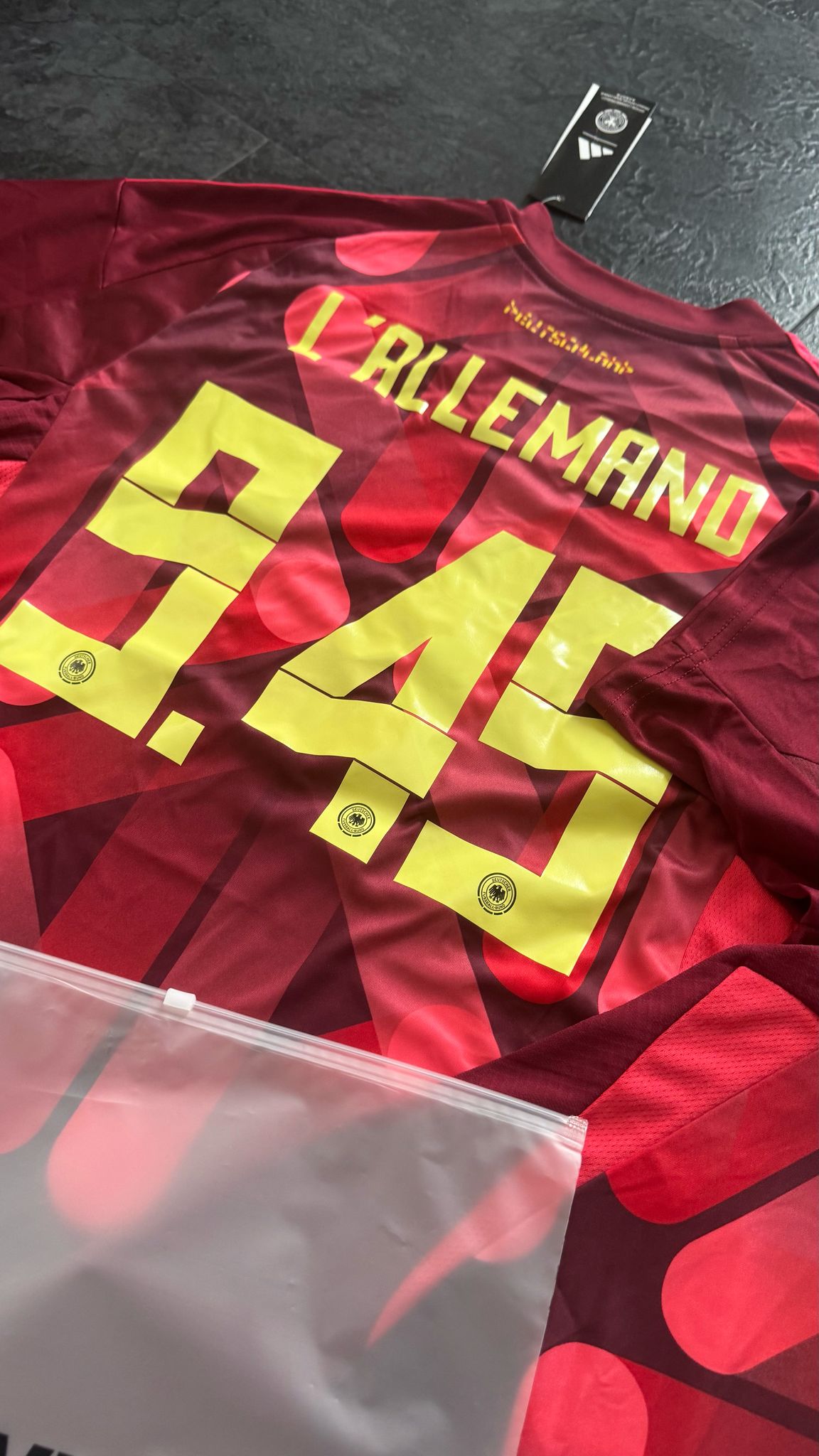 Allemagne – Maillot Extérieur 2025 (Équipe féminine) – Bordeaux - Covred