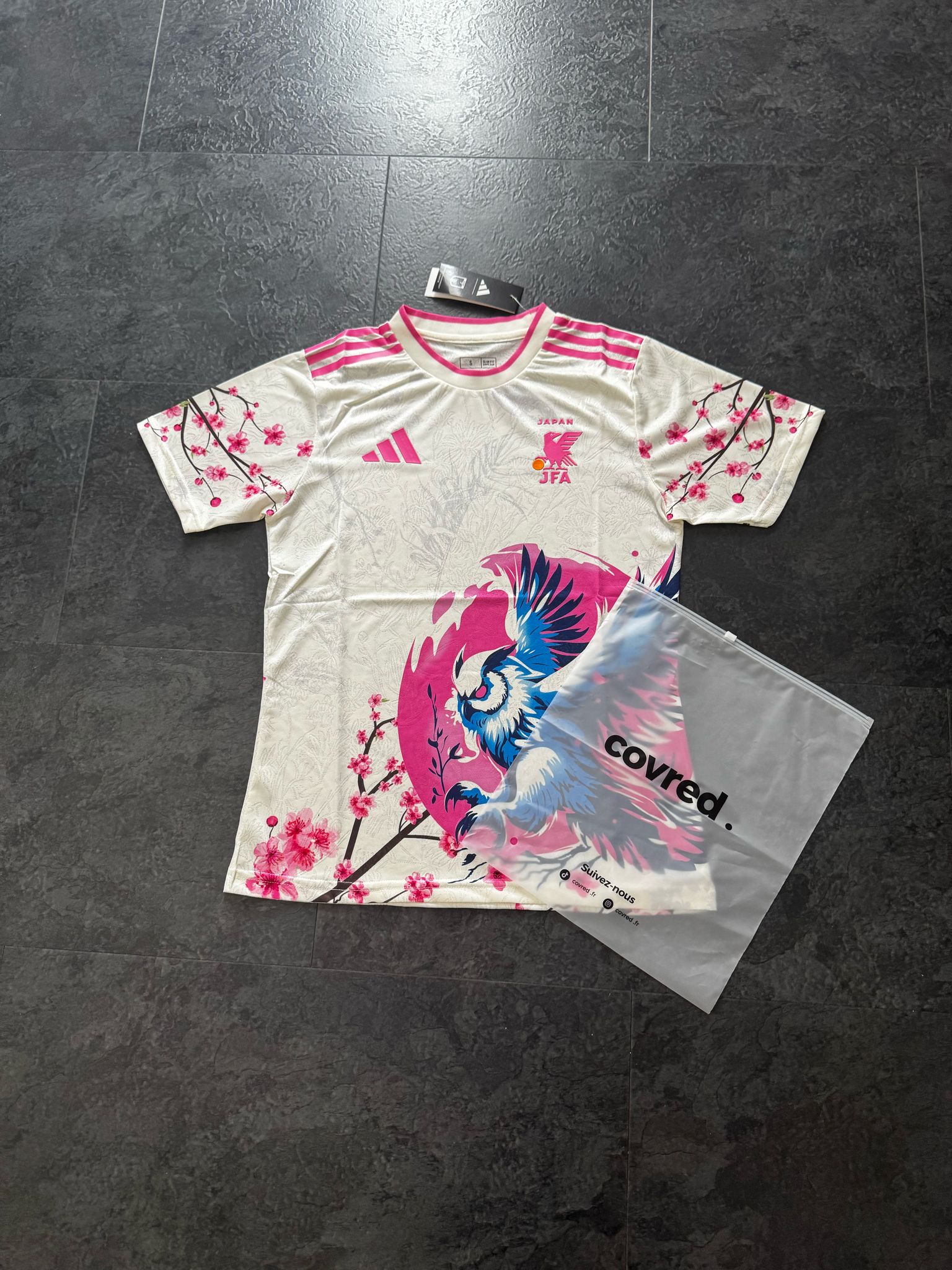 Japon – Maillot Concept – Blanc Rose Bleu - Covred