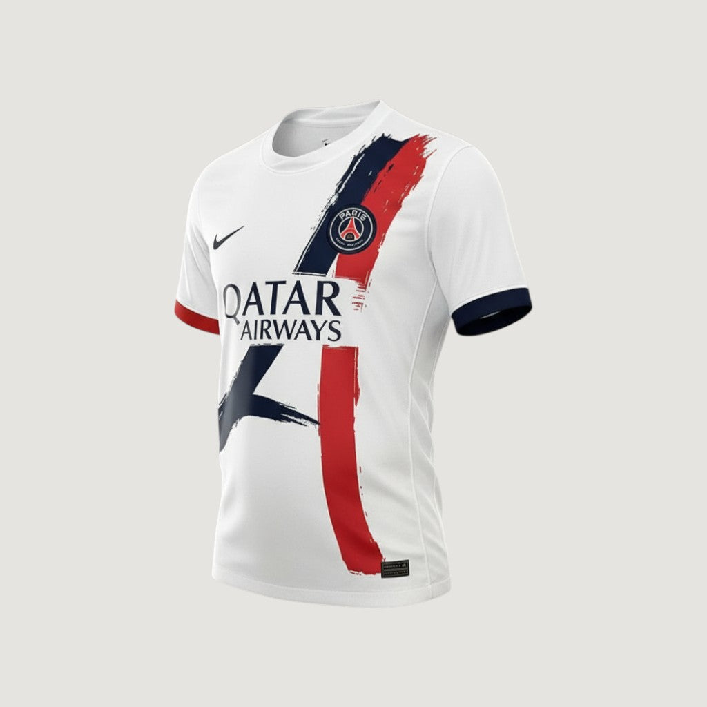 Paris Saint Germain ( PSG ) -  Maillot Extérieur 25/26 - Blanc - Covred