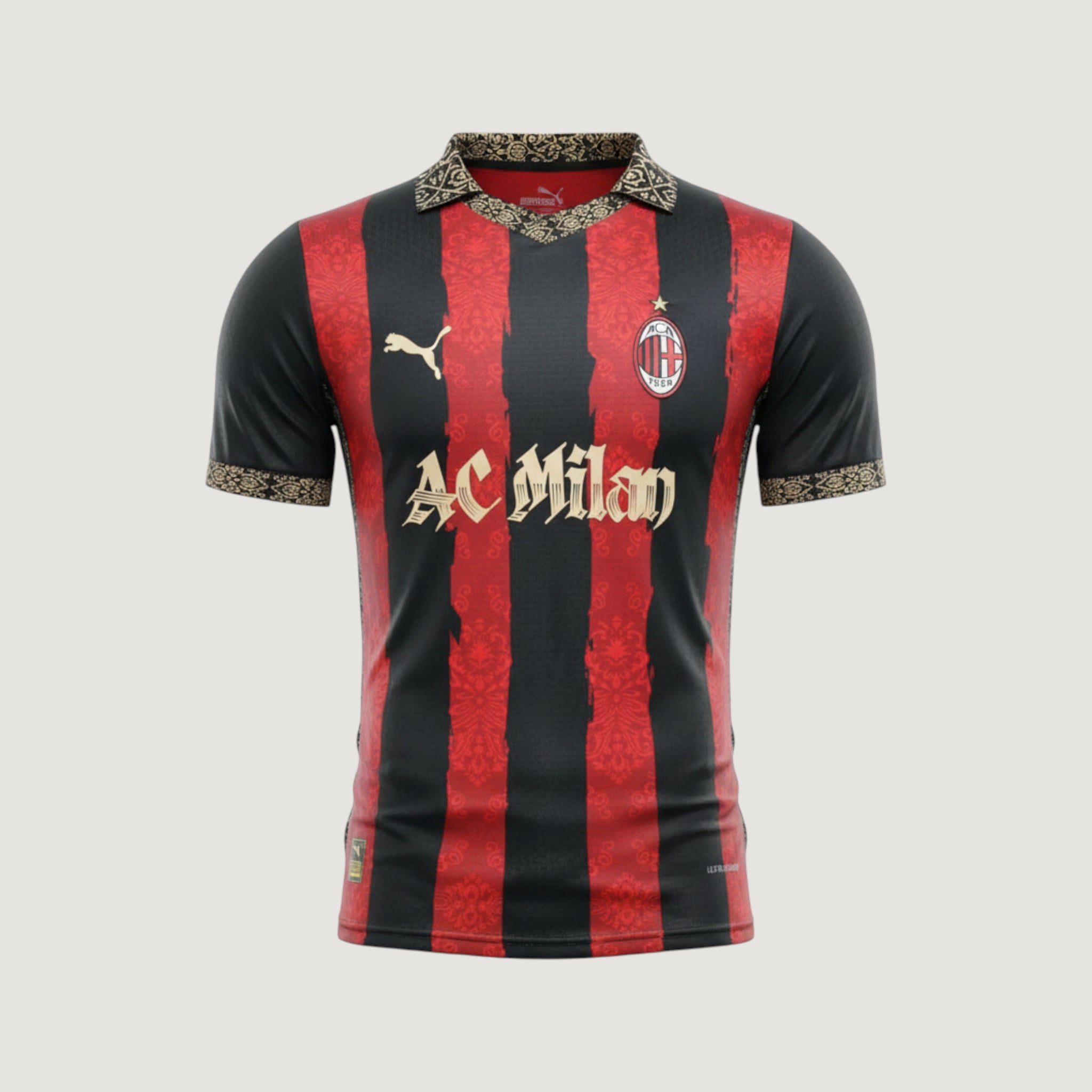 AC Milan – Maillot Domicile Spécial Édition 2026 – Noir, Rouge - Covred