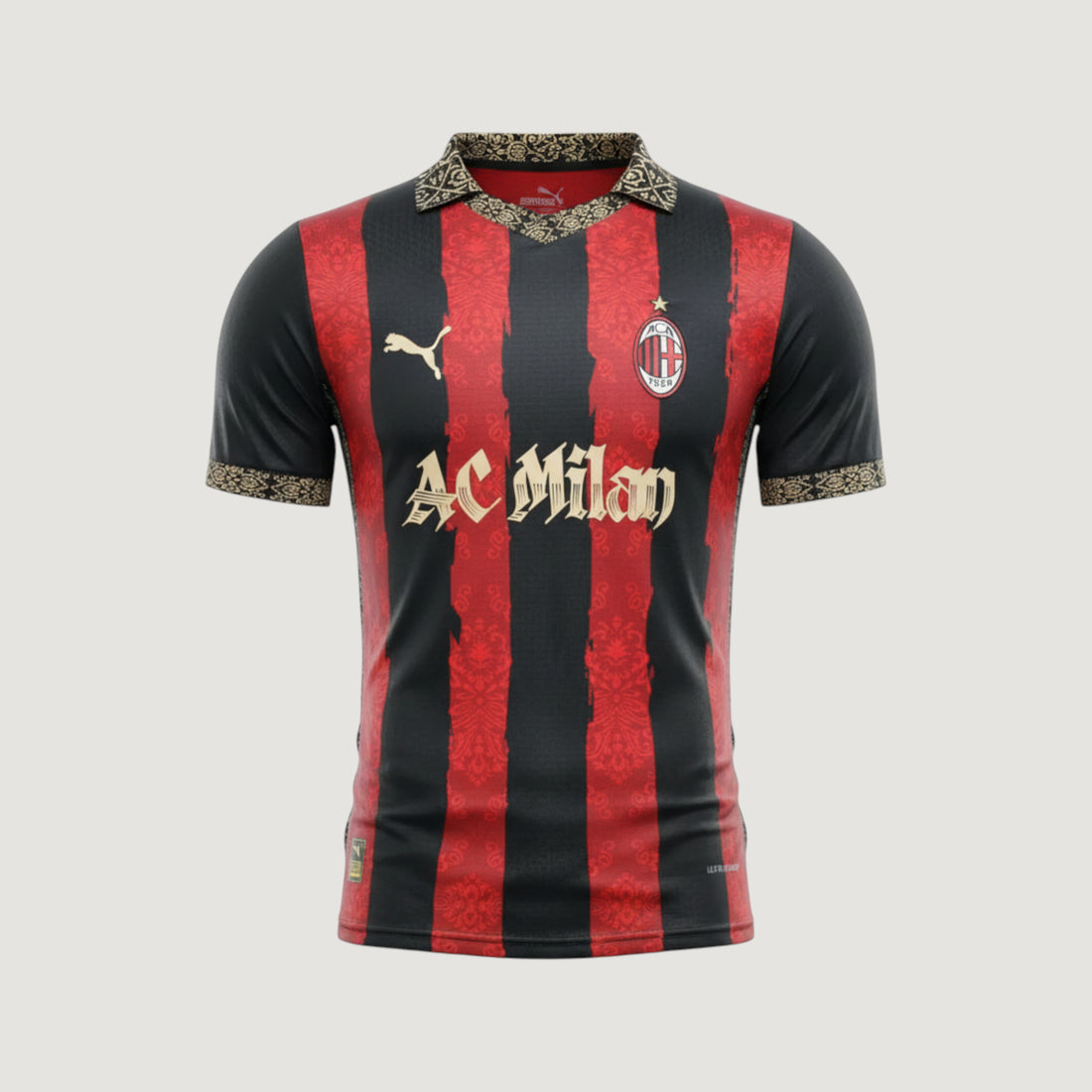 AC Milan – Maillot Domicile Spécial Édition 2026 – Noir, Rouge - Covred
