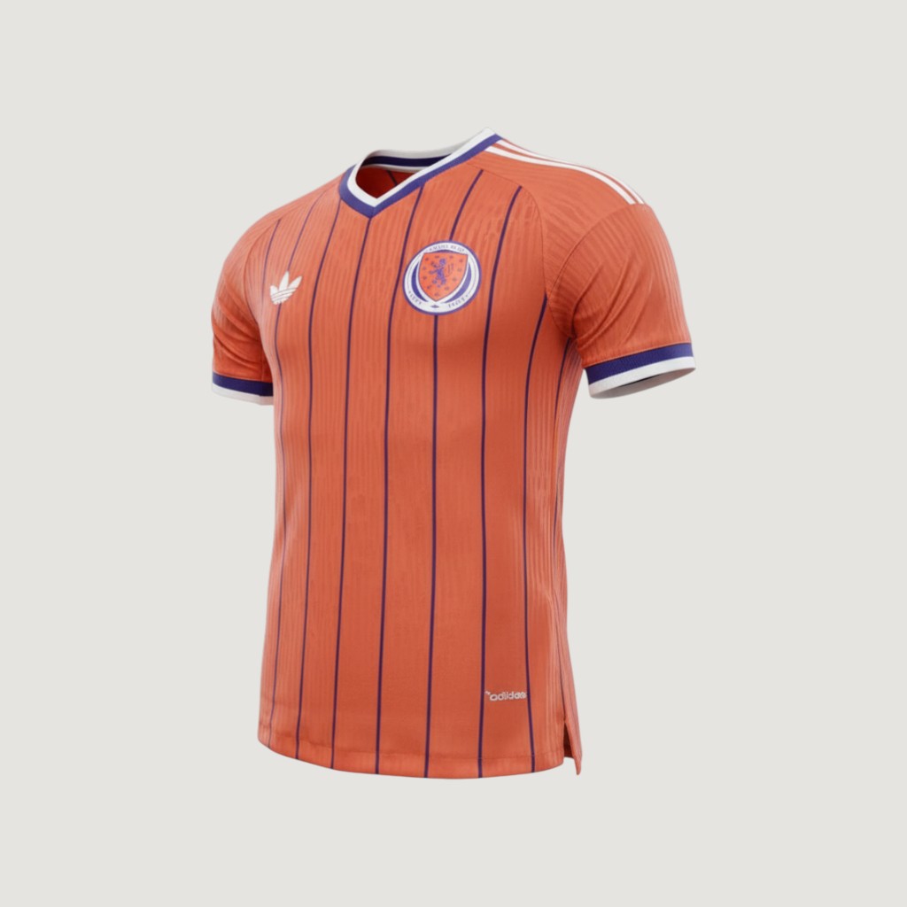 Écosse – Maillot Extérieur Coupe du Monde 2026 – Orange, Bleu Marine - Covred