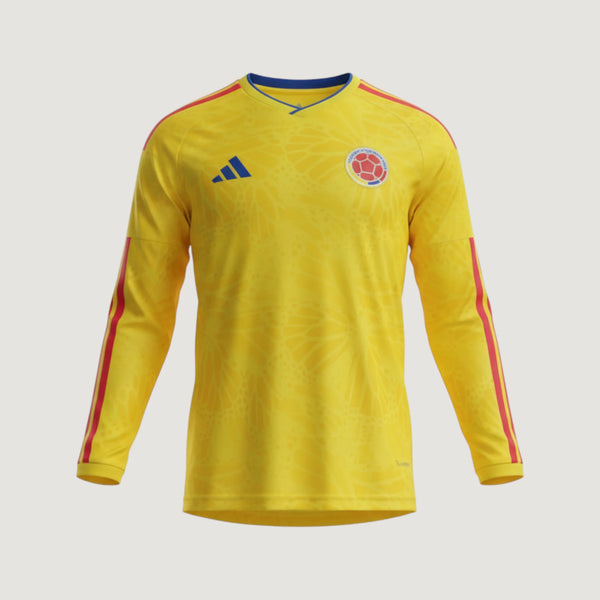 Colombie – Maillot Manches Longues Domicile 2026 – Jaune, Rouge - Covred