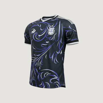 Argentine – Maillot Extérieur Coupe du Monde 2026 – Noir, Violet, Blanc - Covred