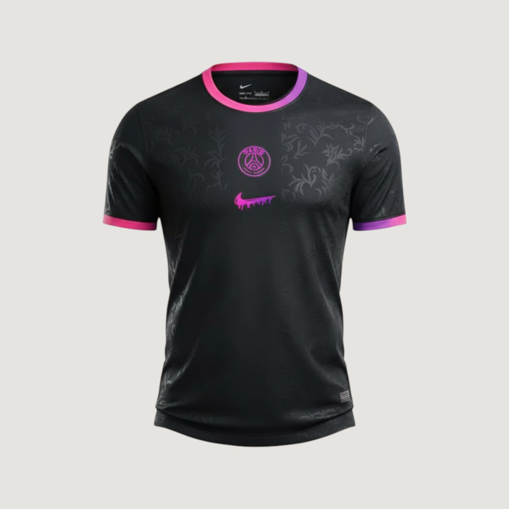 Paris Saint Germain ( PSG ) - Maillot Concept - Noir, Violet, Rose - Covred