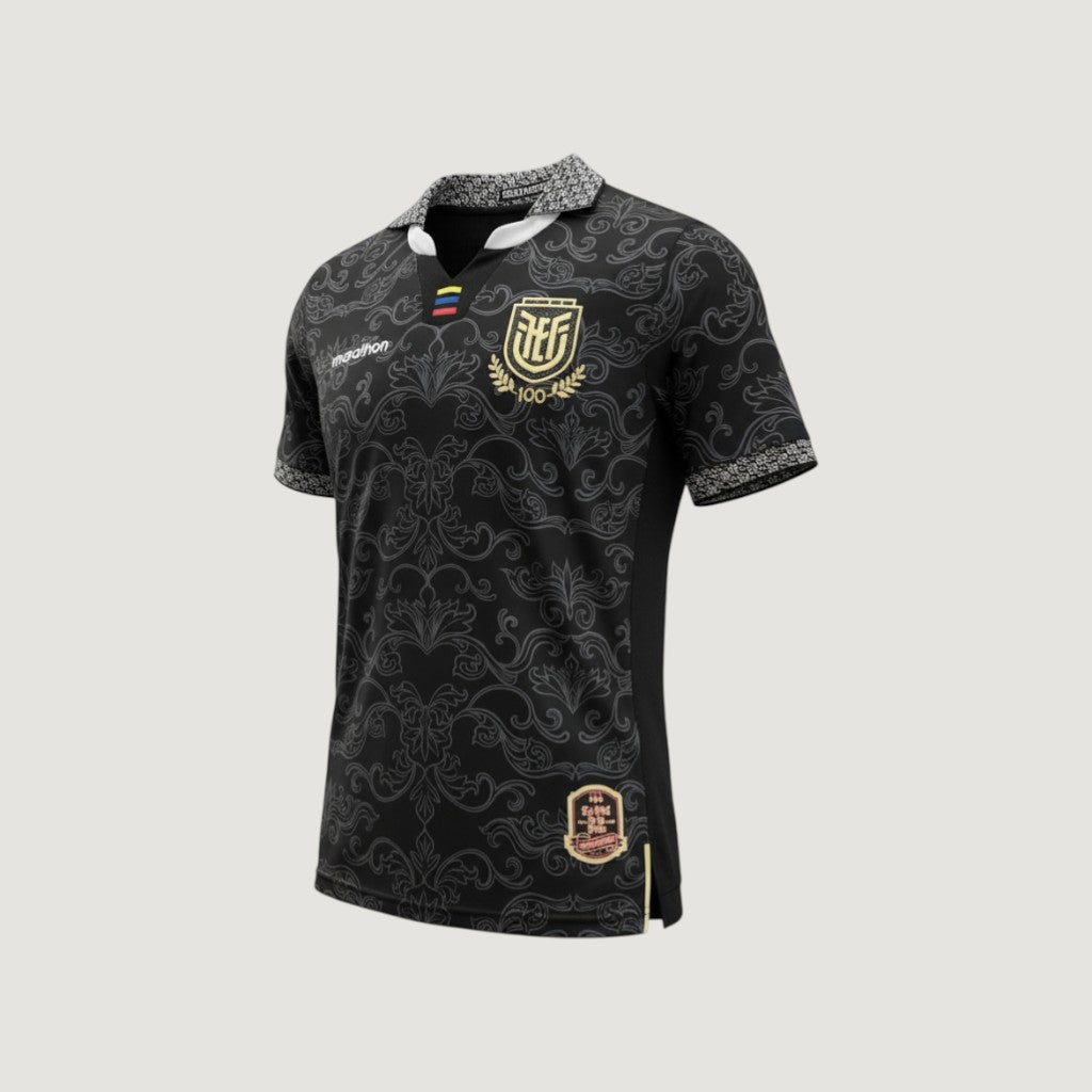 Équateur – Maillot Gardien Coupe du Monde 2026 – Noir, Or, Gris - Covred
